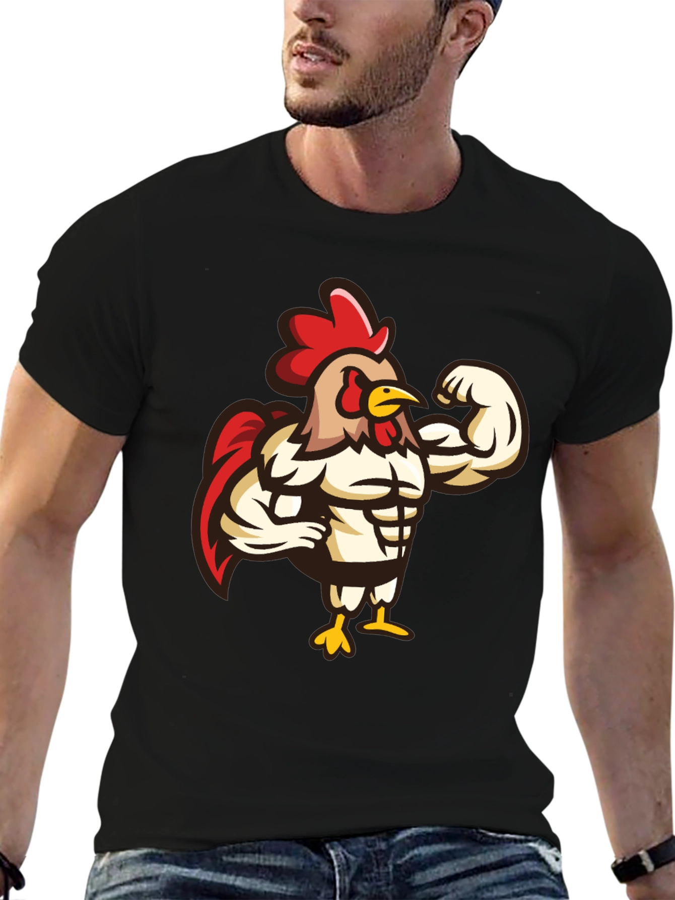 Funny Gym Chicken T-Shirt