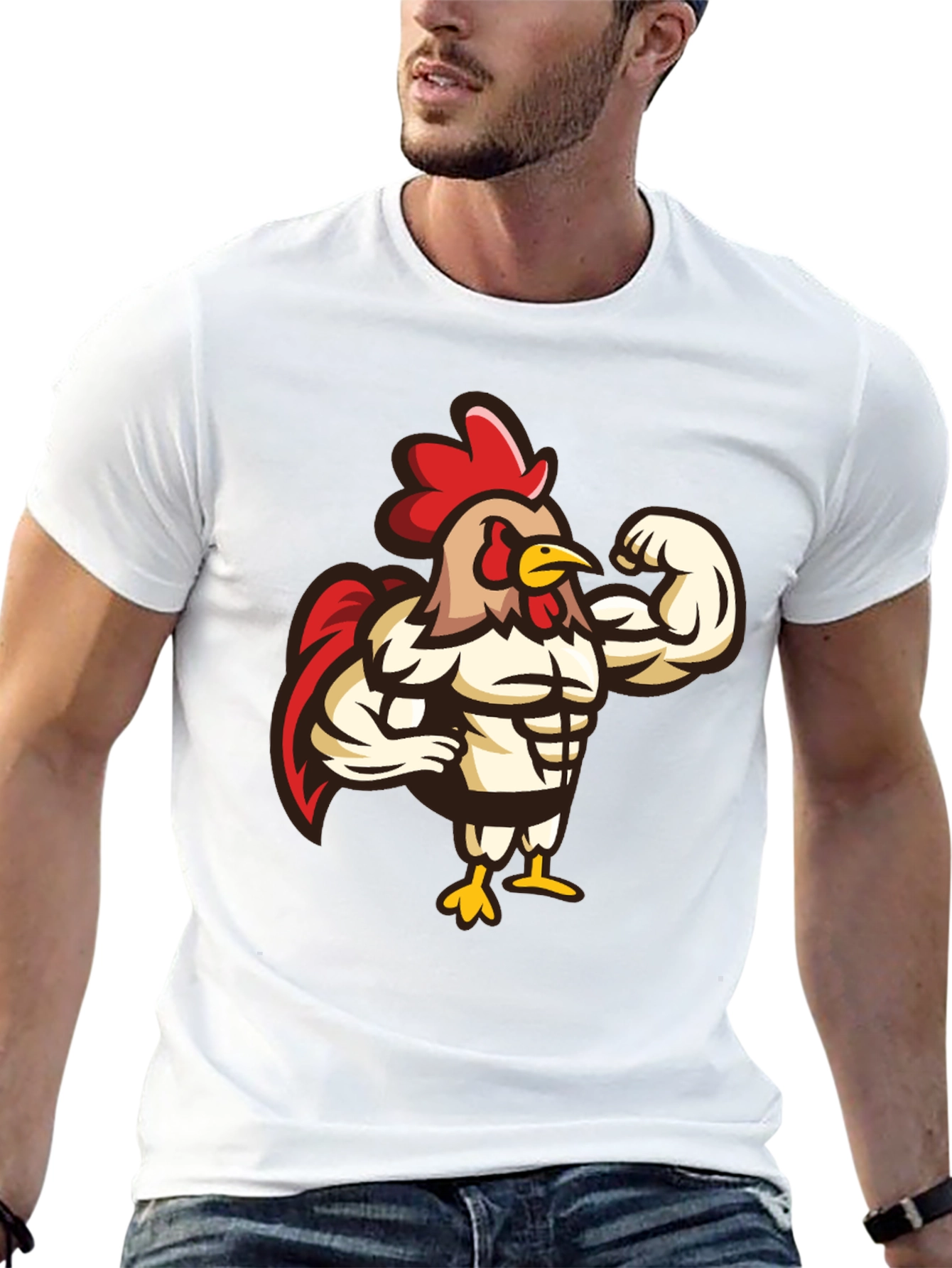 Funny Gym Chicken T-Shirt