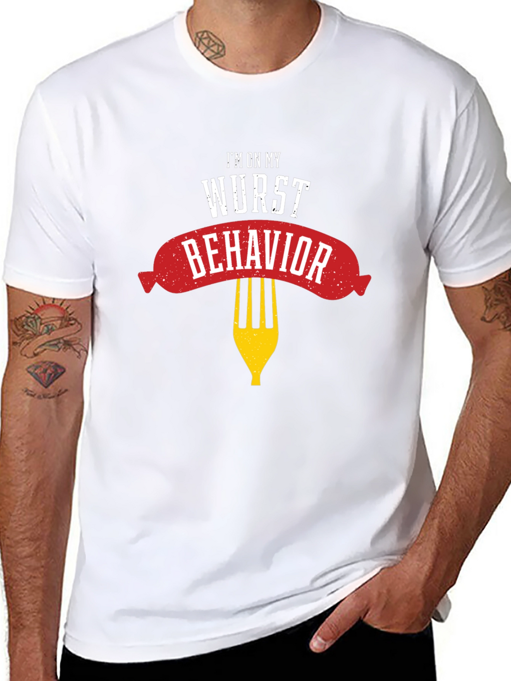 Wurst Behavior Graphic T-Shirt - Funny Foodie Tee