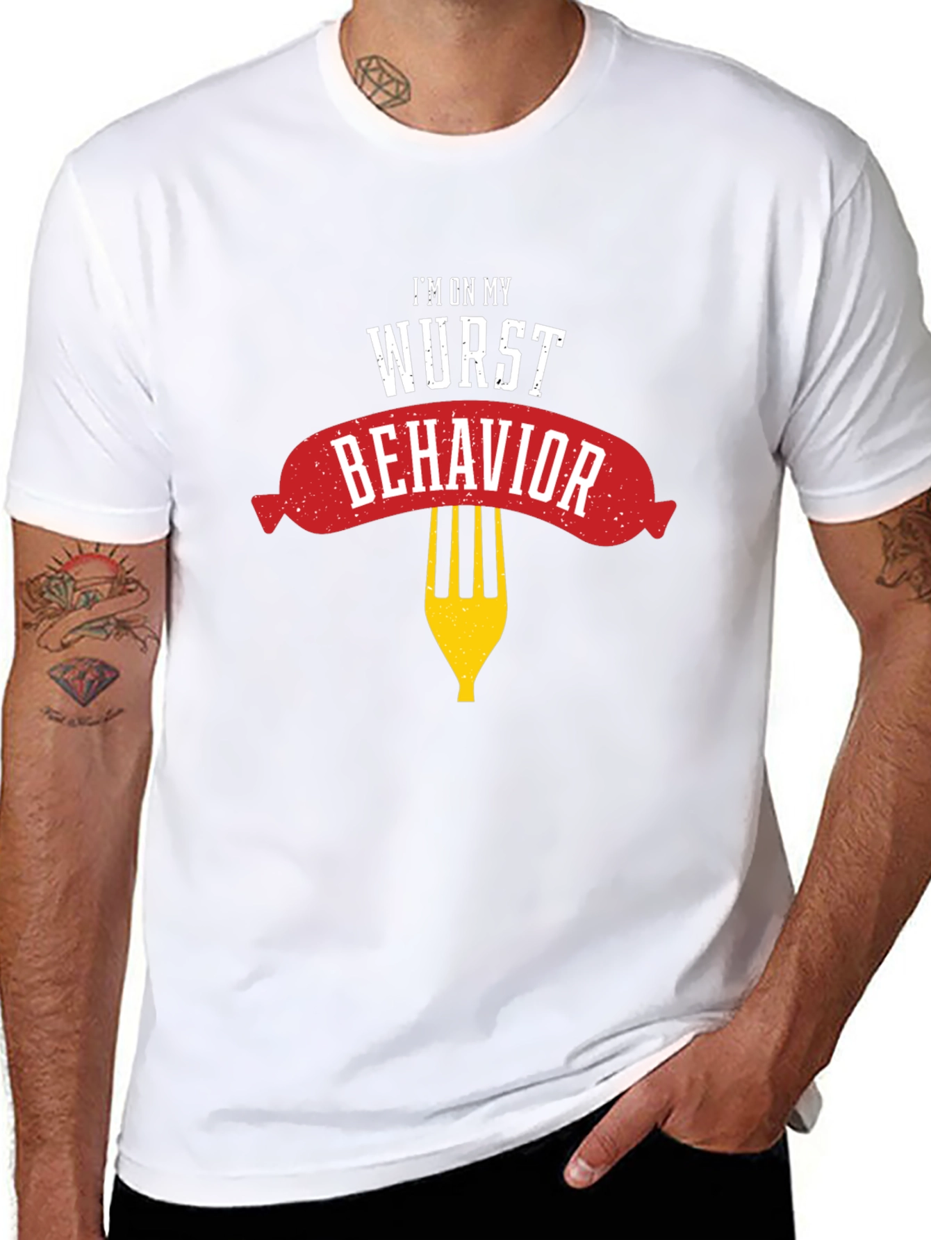 Wurst Behavior Graphic T-Shirt - Funny Foodie Tee