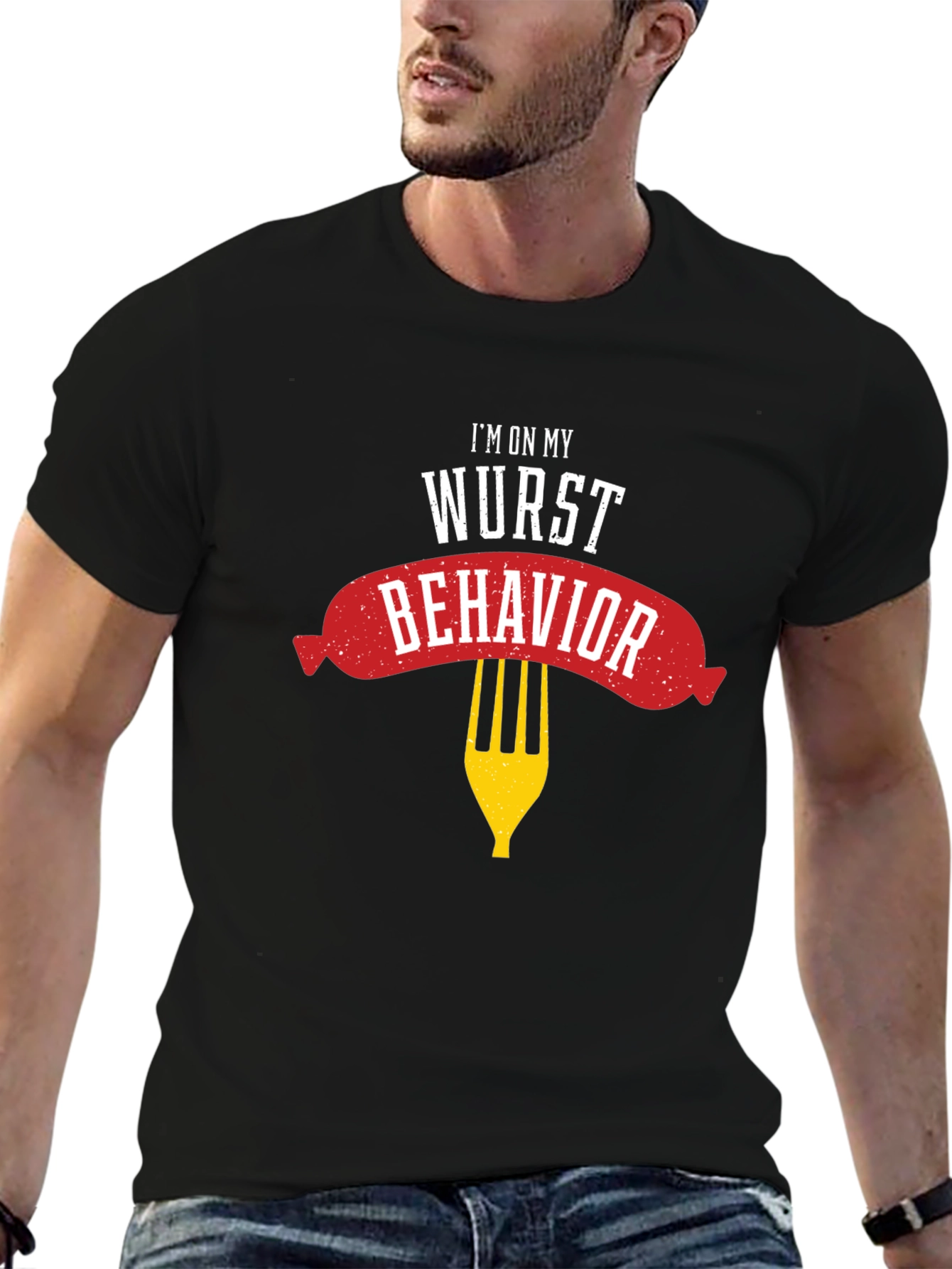 Wurst Behavior Graphic T-Shirt - Funny Foodie Tee