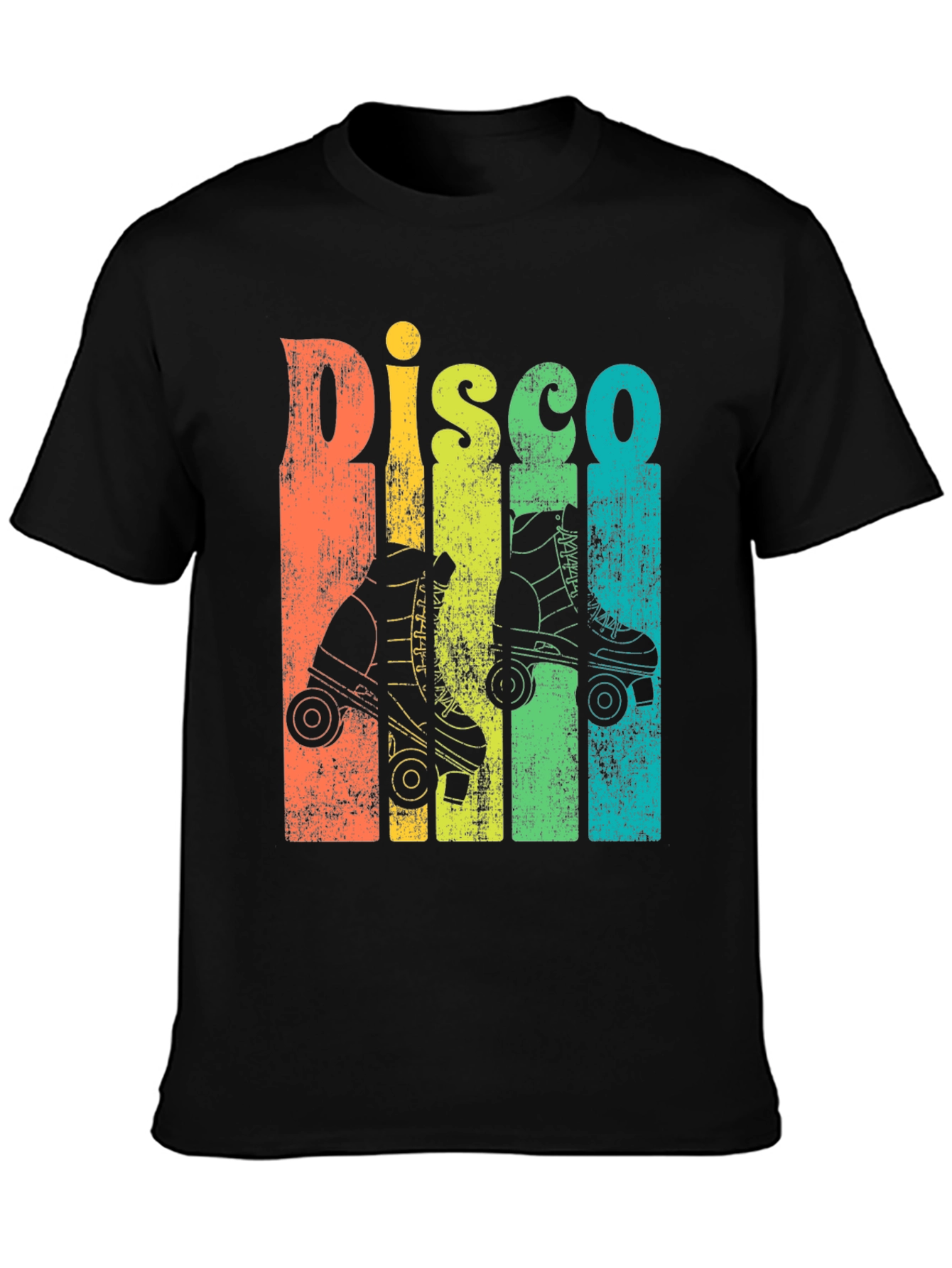Retro Disco Roller Skate T-Shirt - Vintage Style