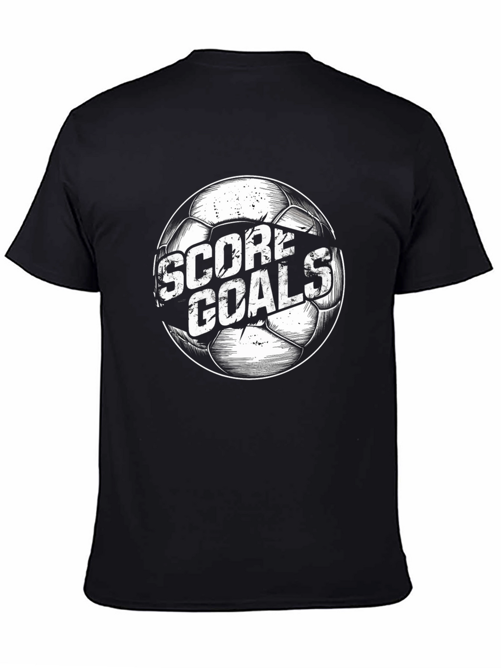 Score Goals Soccer Ball Graphic T-Shirt