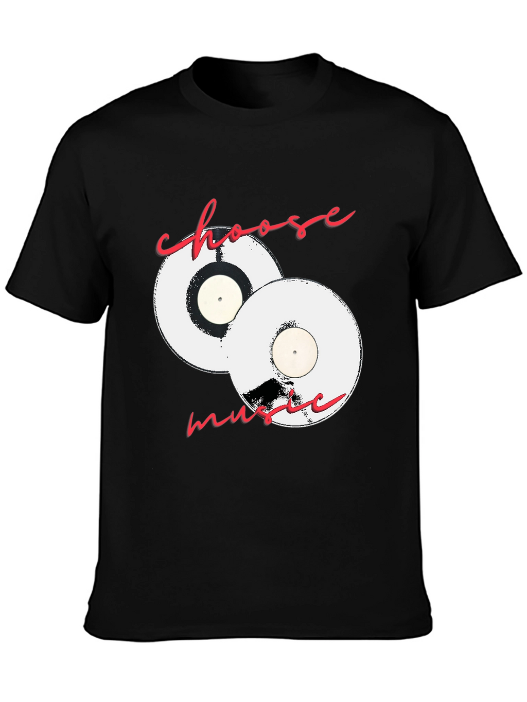 Choose Music Black Graphic Tee