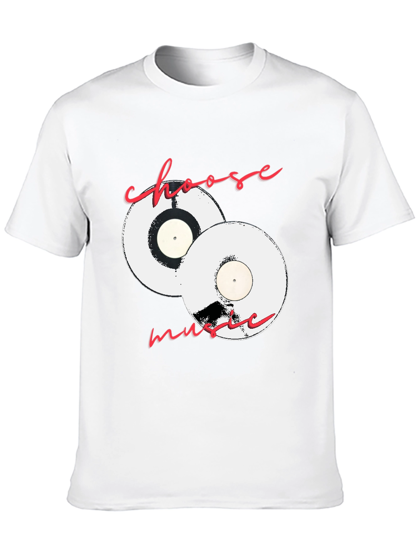 Choose Music Black Graphic Tee