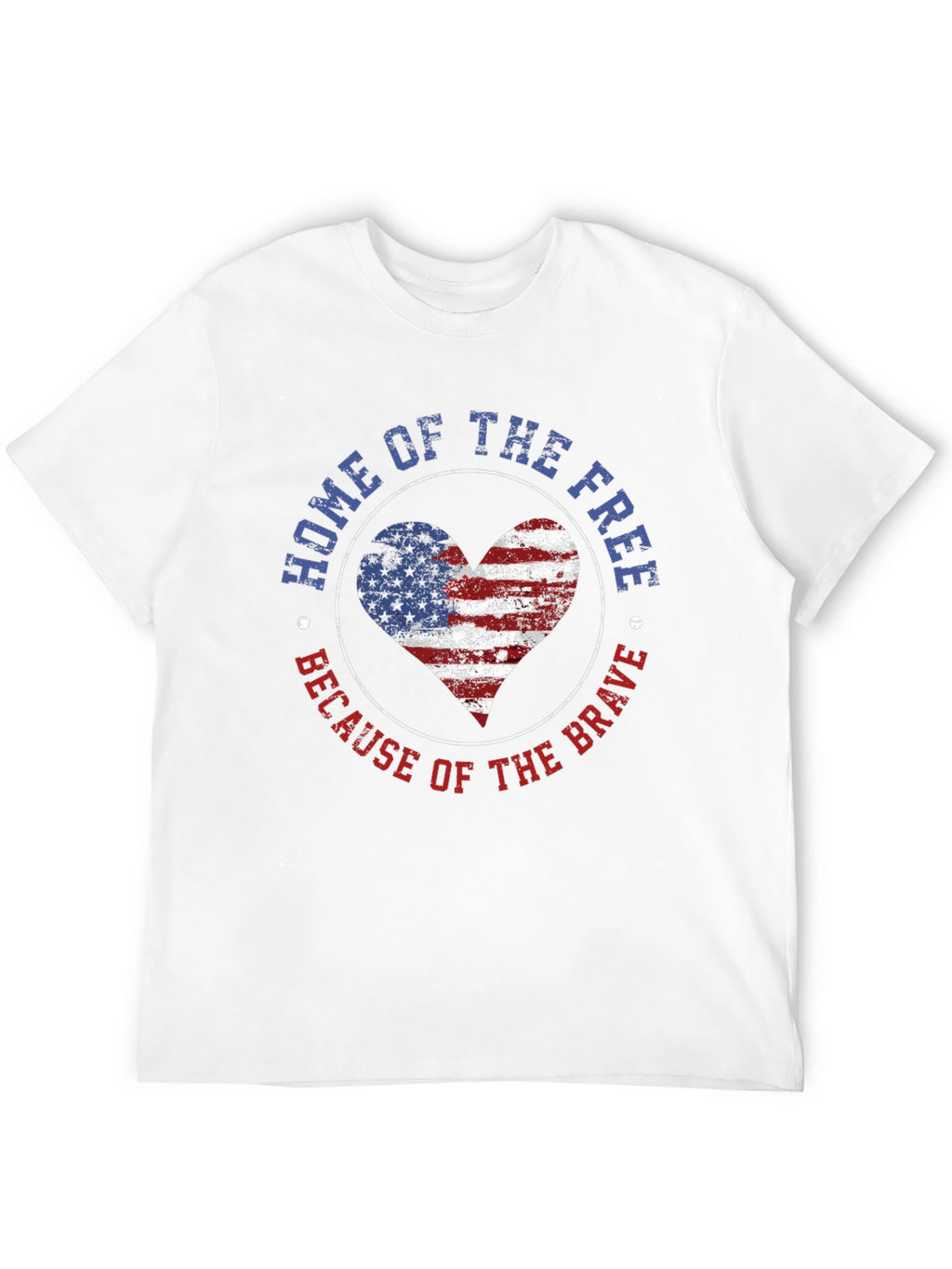 Home of the Free Patriotic Graphic T-Shirt