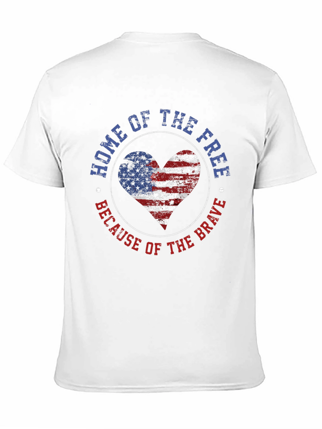 Home of the Free Patriotic Graphic T-Shirt