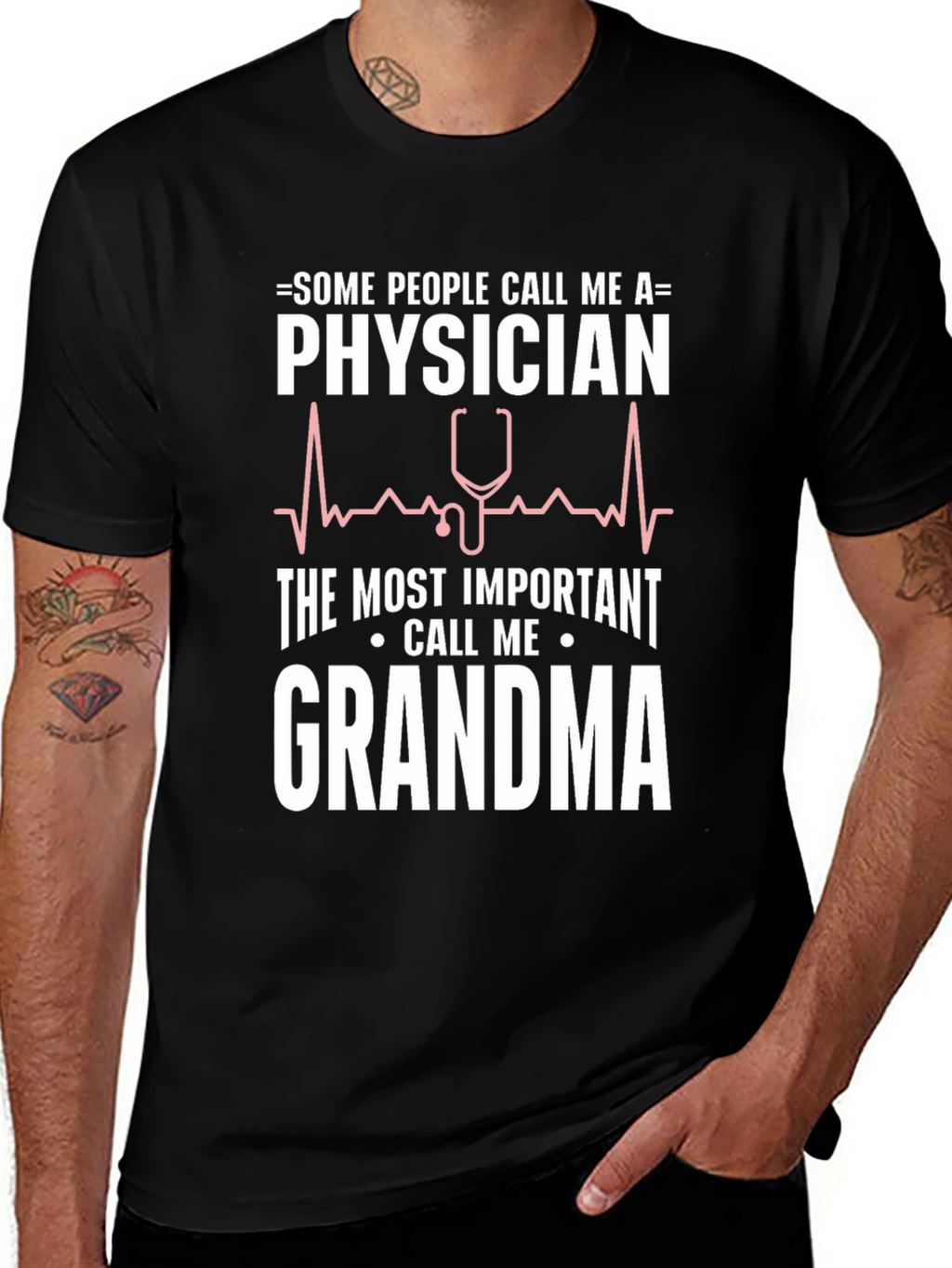 Physician Grandma T-Shirt - Funny Doctor Tee