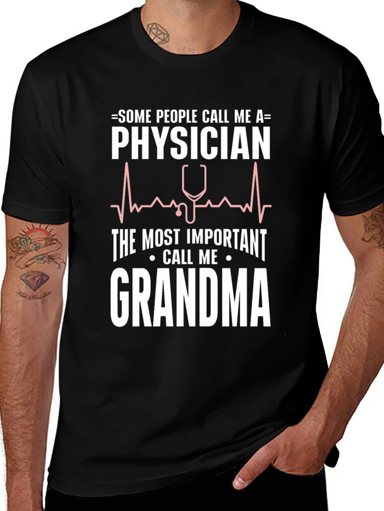 Physician Grandma T-Shirt - Funny Doctor Tee