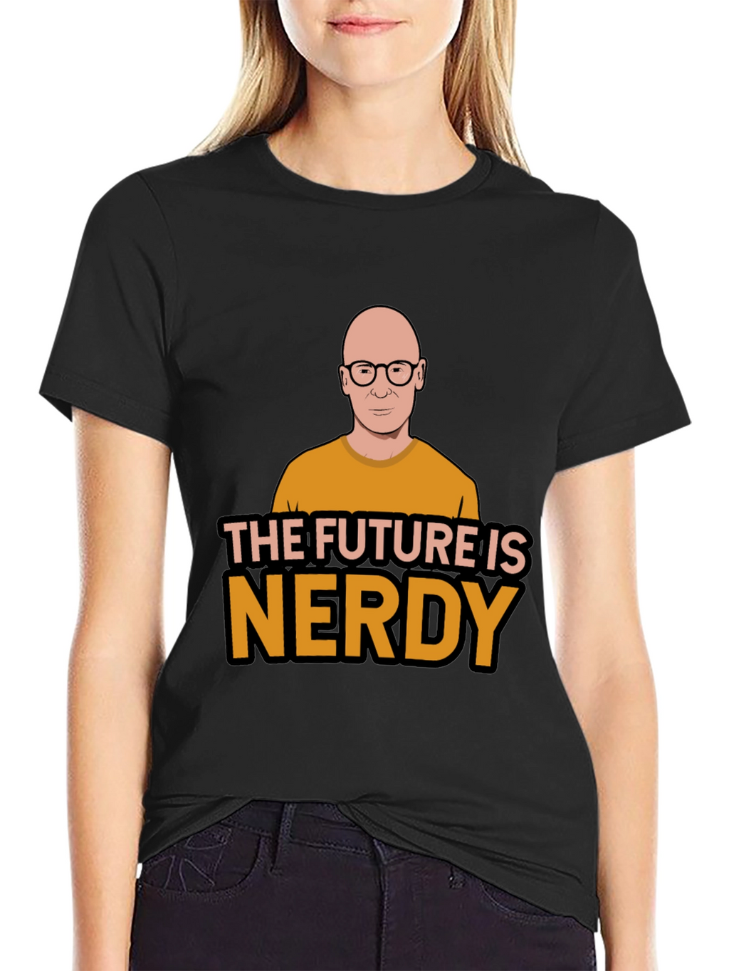 The Future is Nerdy Graphic T-Shirt