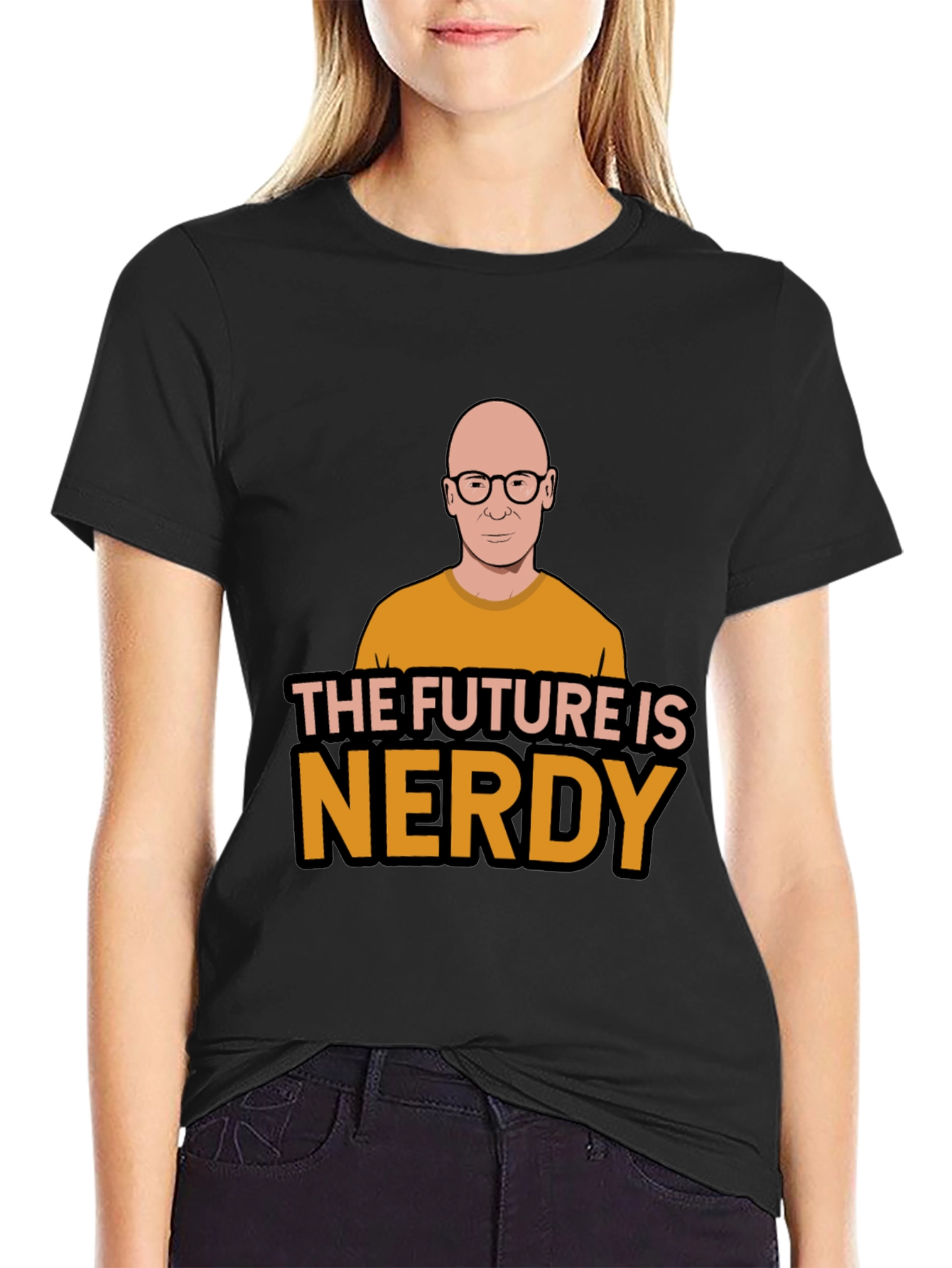 The Future is Nerdy Graphic T-Shirt