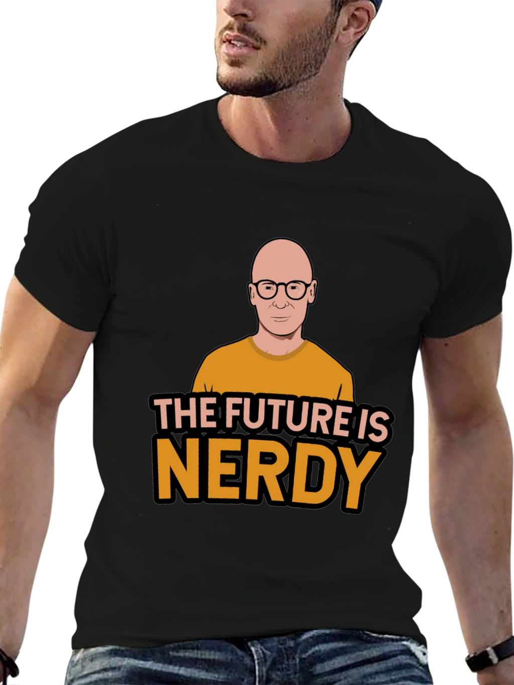 The Future is Nerdy Graphic T-Shirt