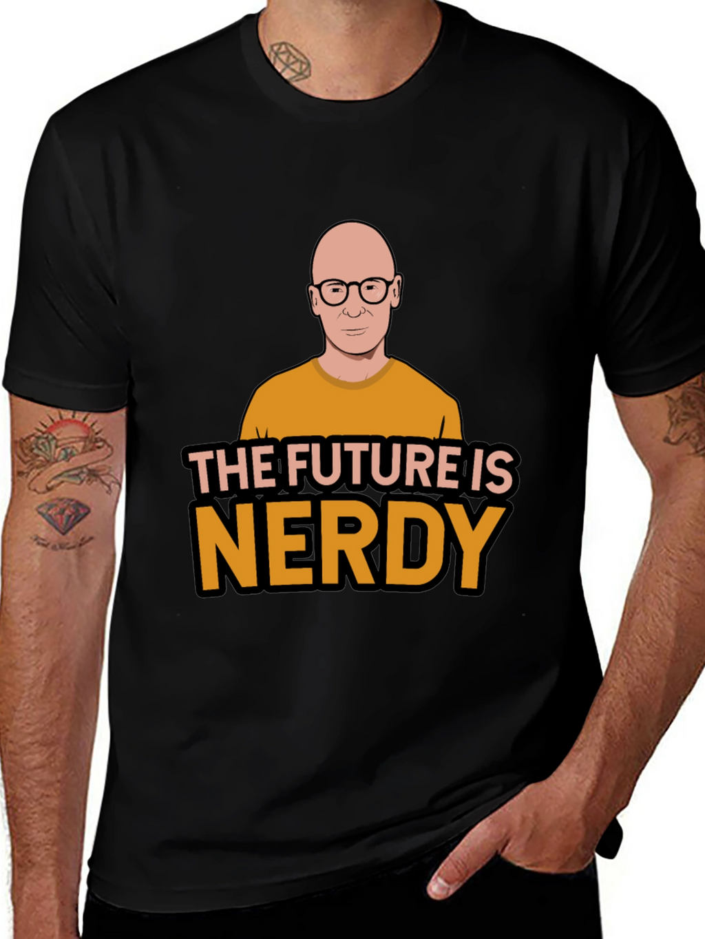 The Future is Nerdy Graphic T-Shirt
