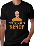 The Future is Nerdy Graphic T-Shirt