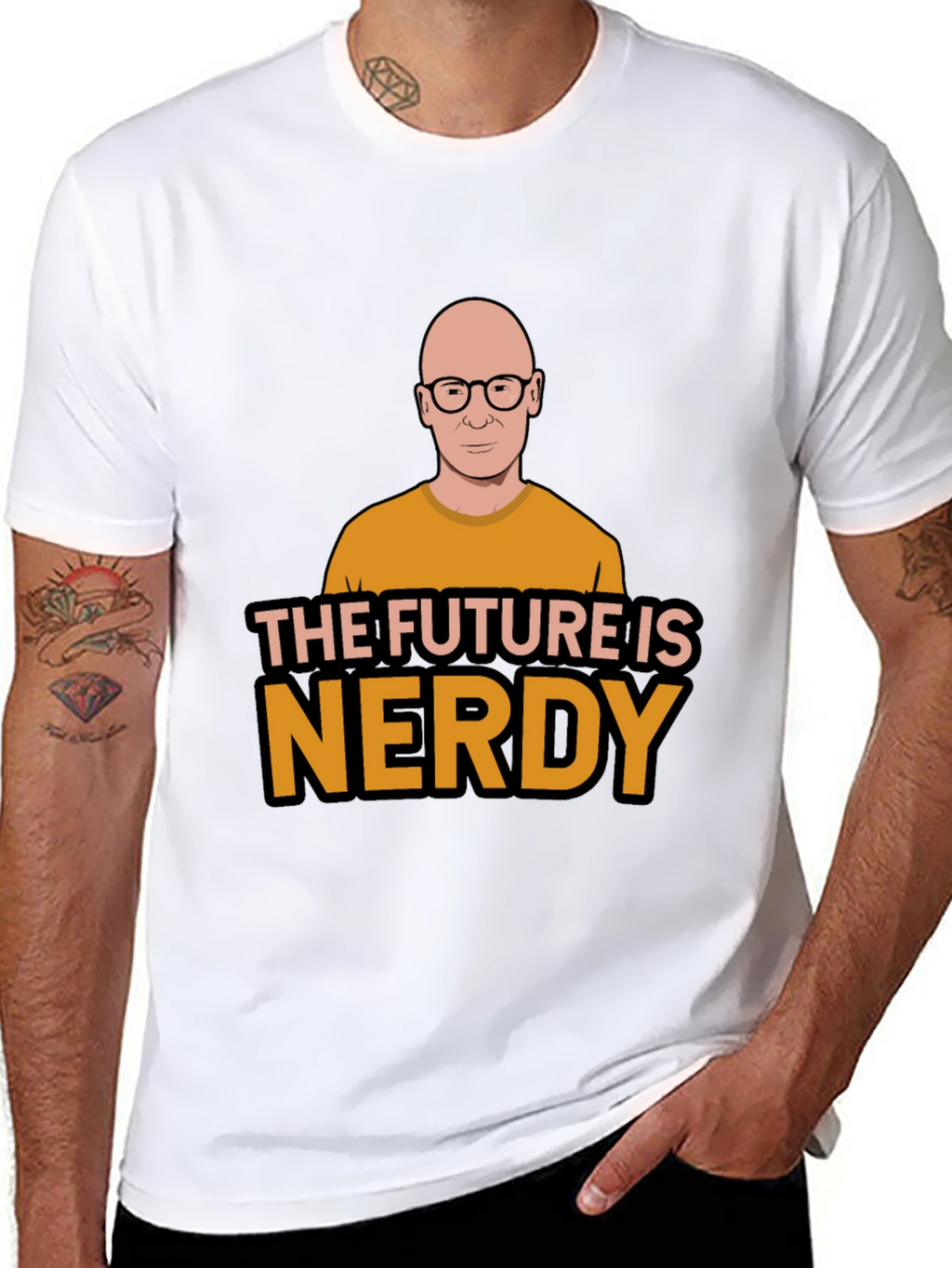 The Future is Nerdy Graphic T-Shirt