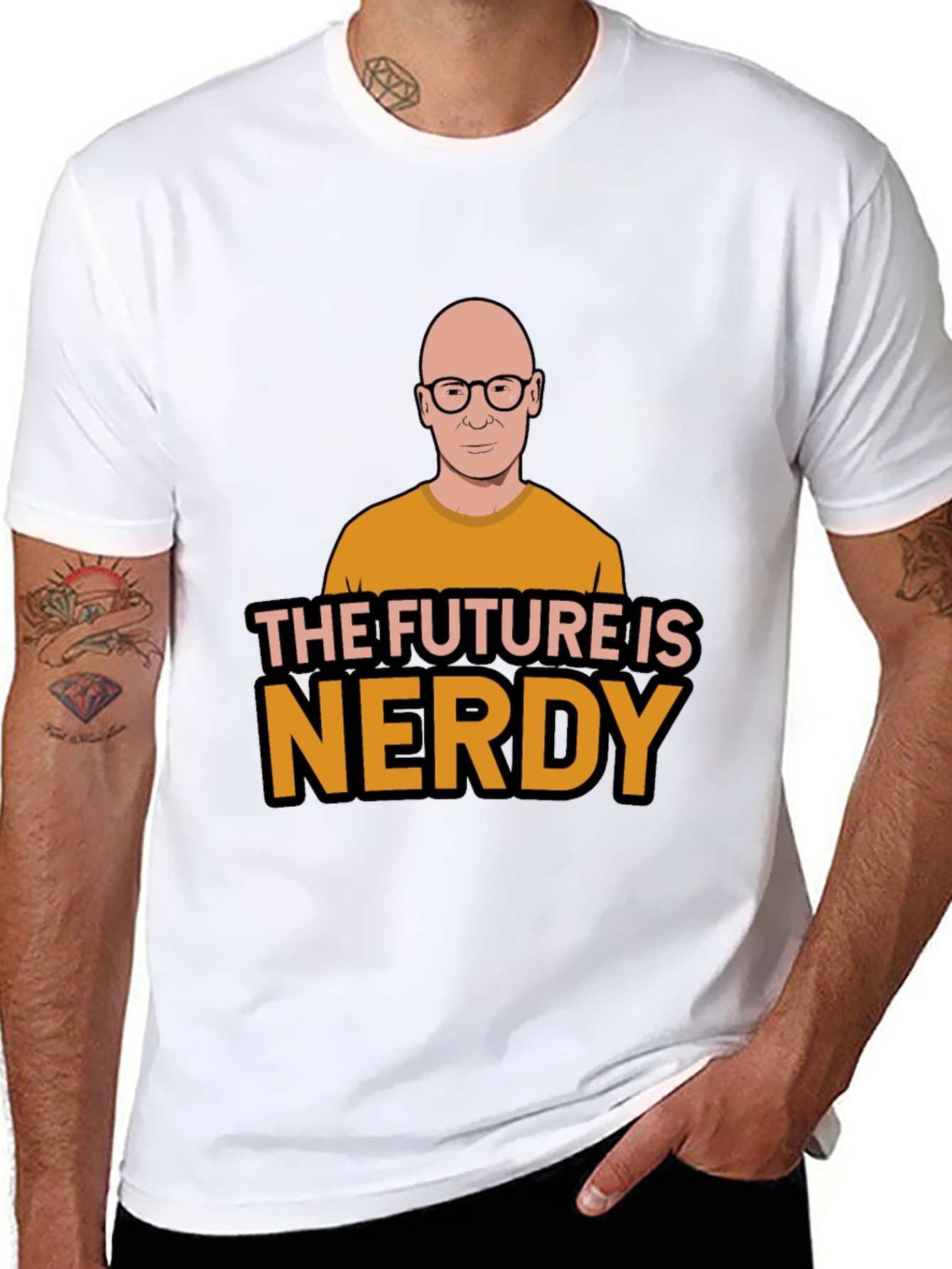 The Future is Nerdy Graphic T-Shirt