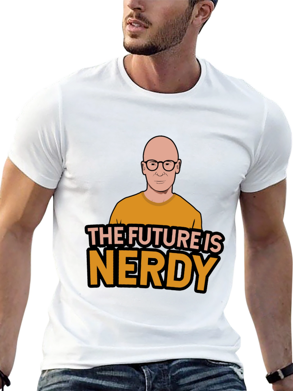 The Future is Nerdy Graphic T-Shirt