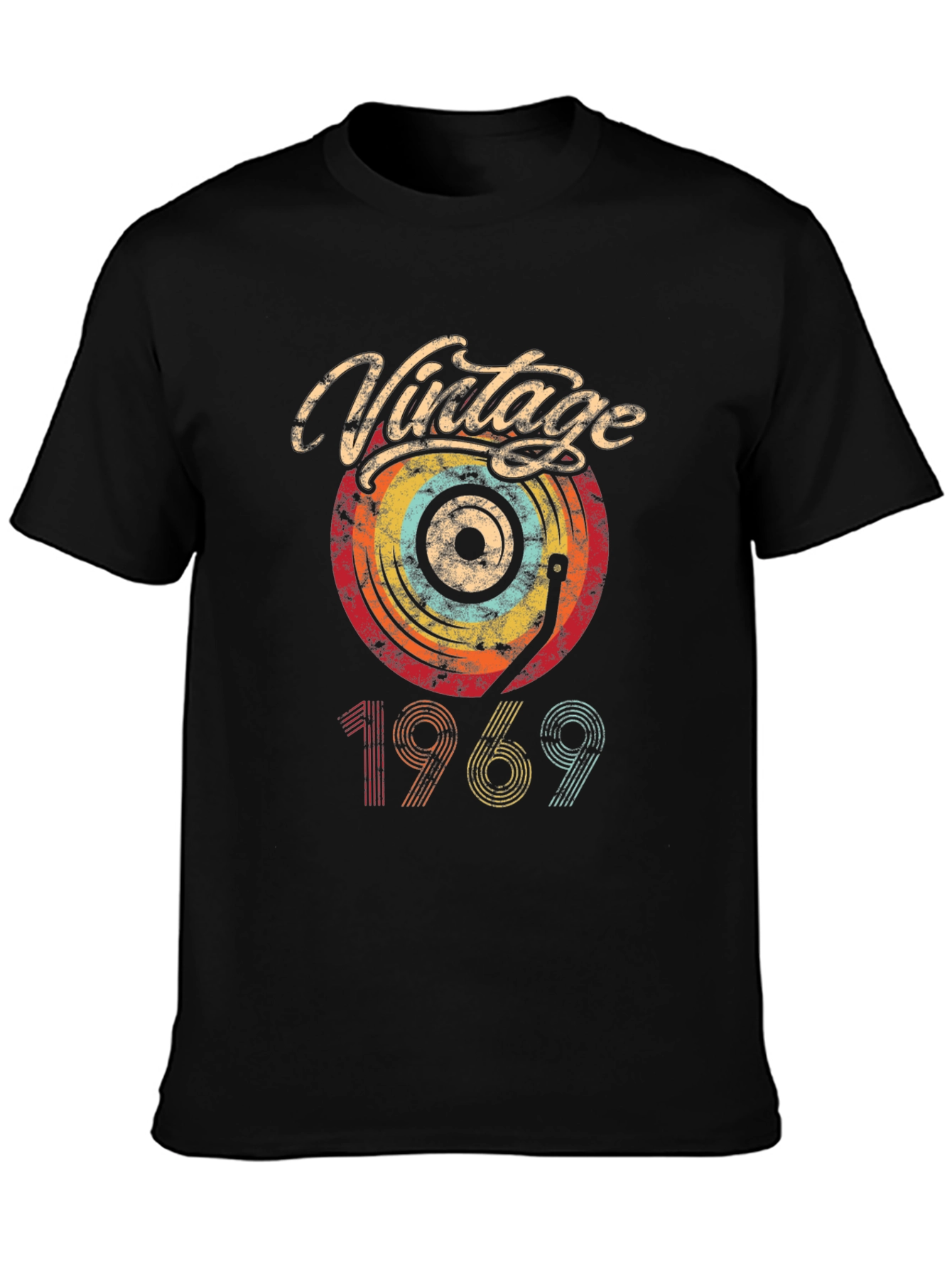 Vintage 1969 Record Graphic T-Shirt