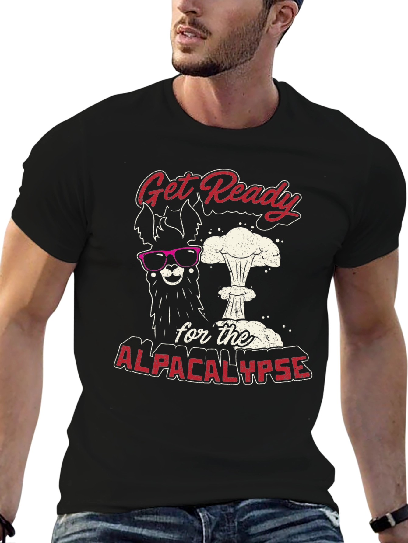 Alpocalypse T-Shirt - Funny Llama Apocalyptic Design