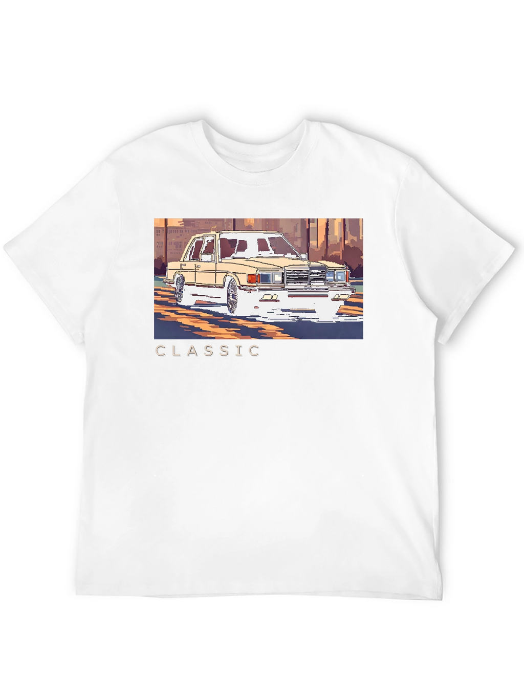 Classic Car Pixel Art T-Shirt