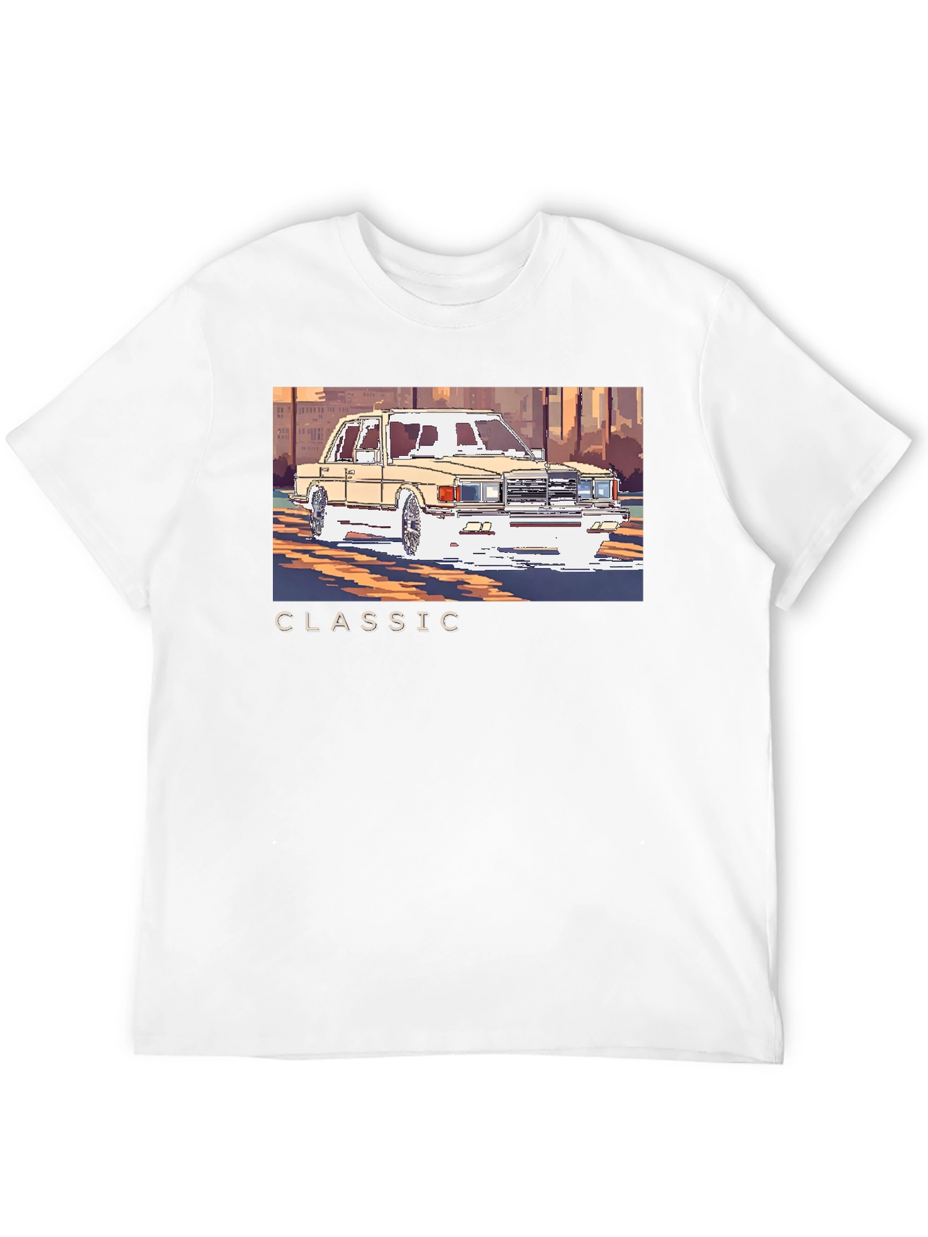 Classic Car Pixel Art T-Shirt