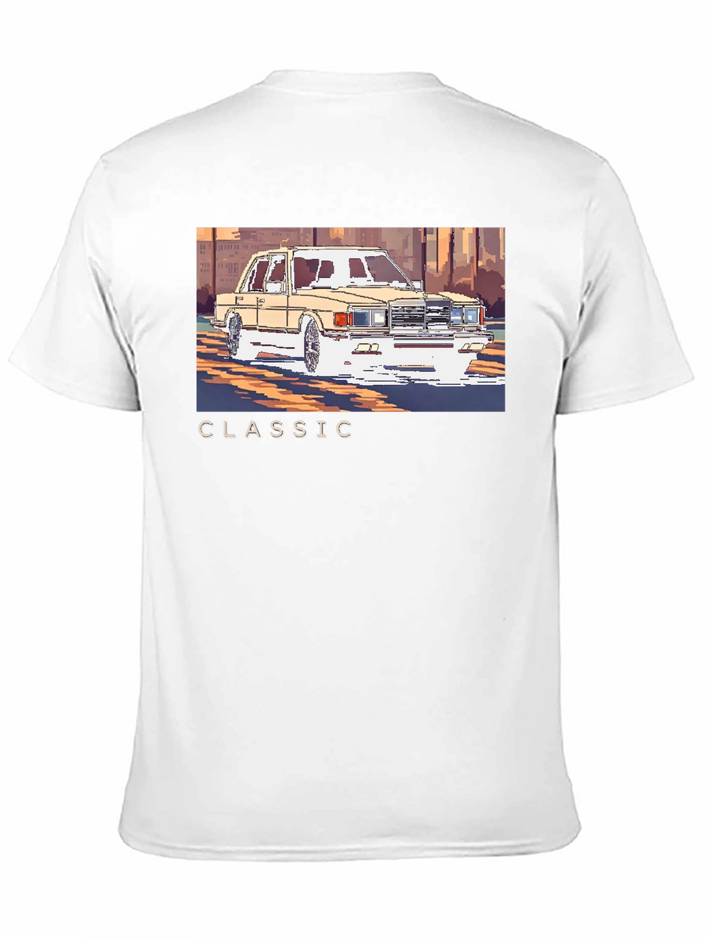 Classic Car Pixel Art T-Shirt