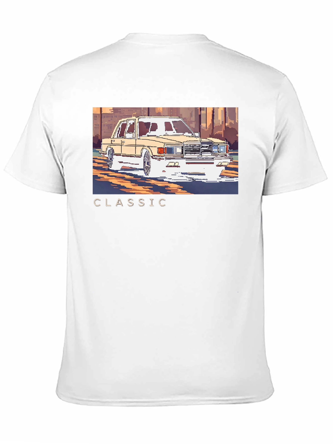 Classic Car Pixel Art T-Shirt