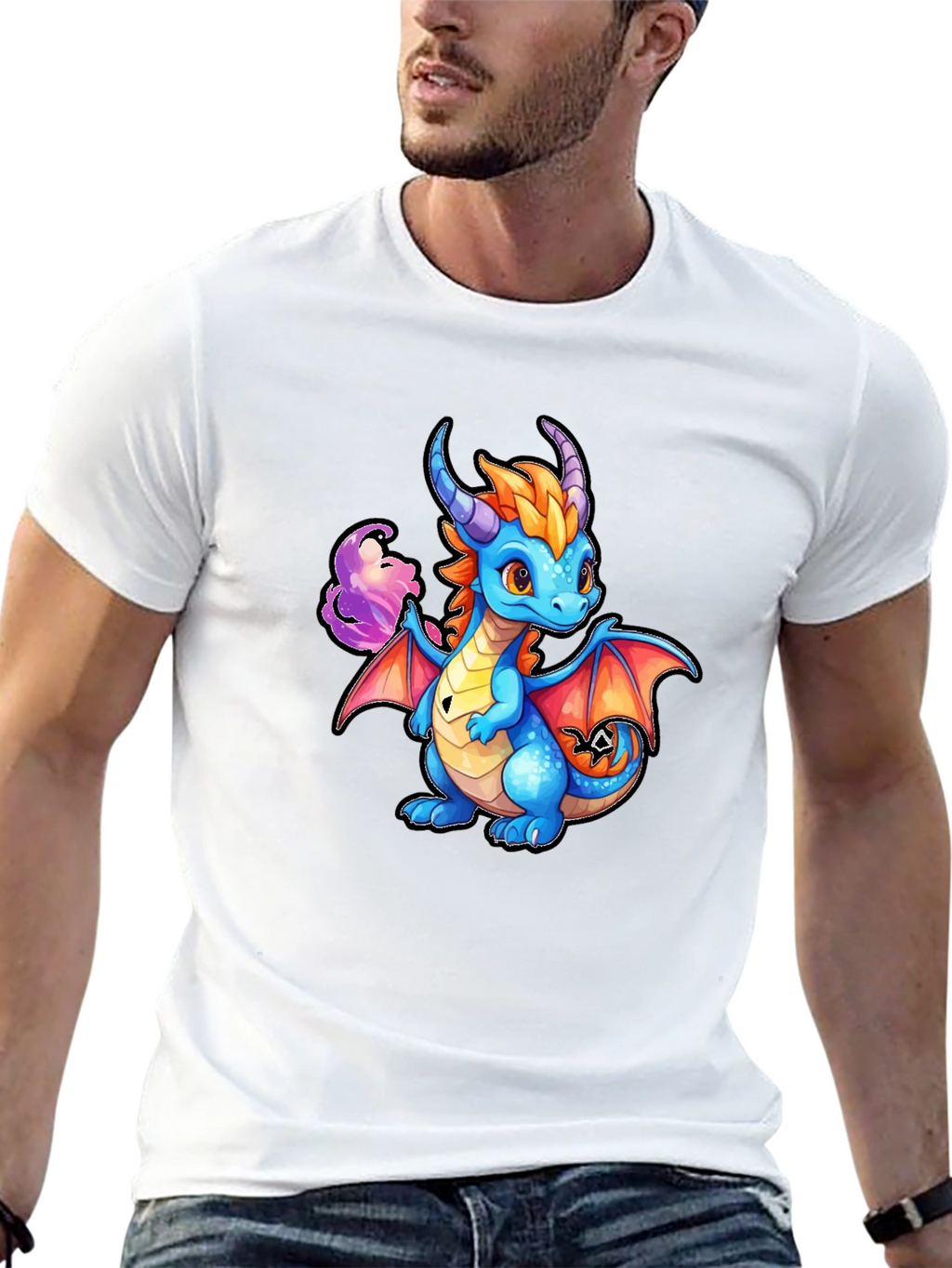Dragon Graphic Tee - Fun Fantasy Style