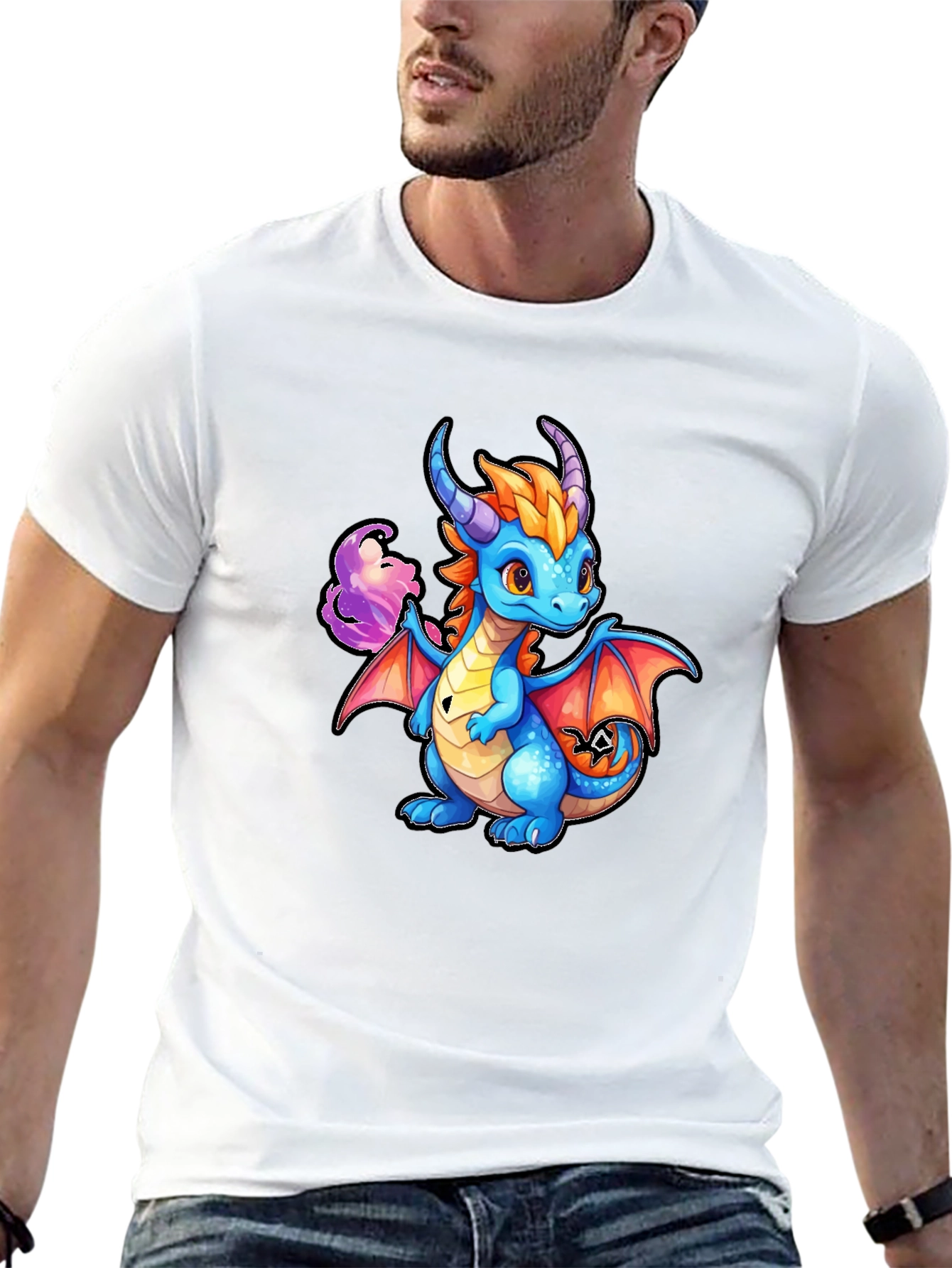 Dragon Graphic Tee - Fun Fantasy Style
