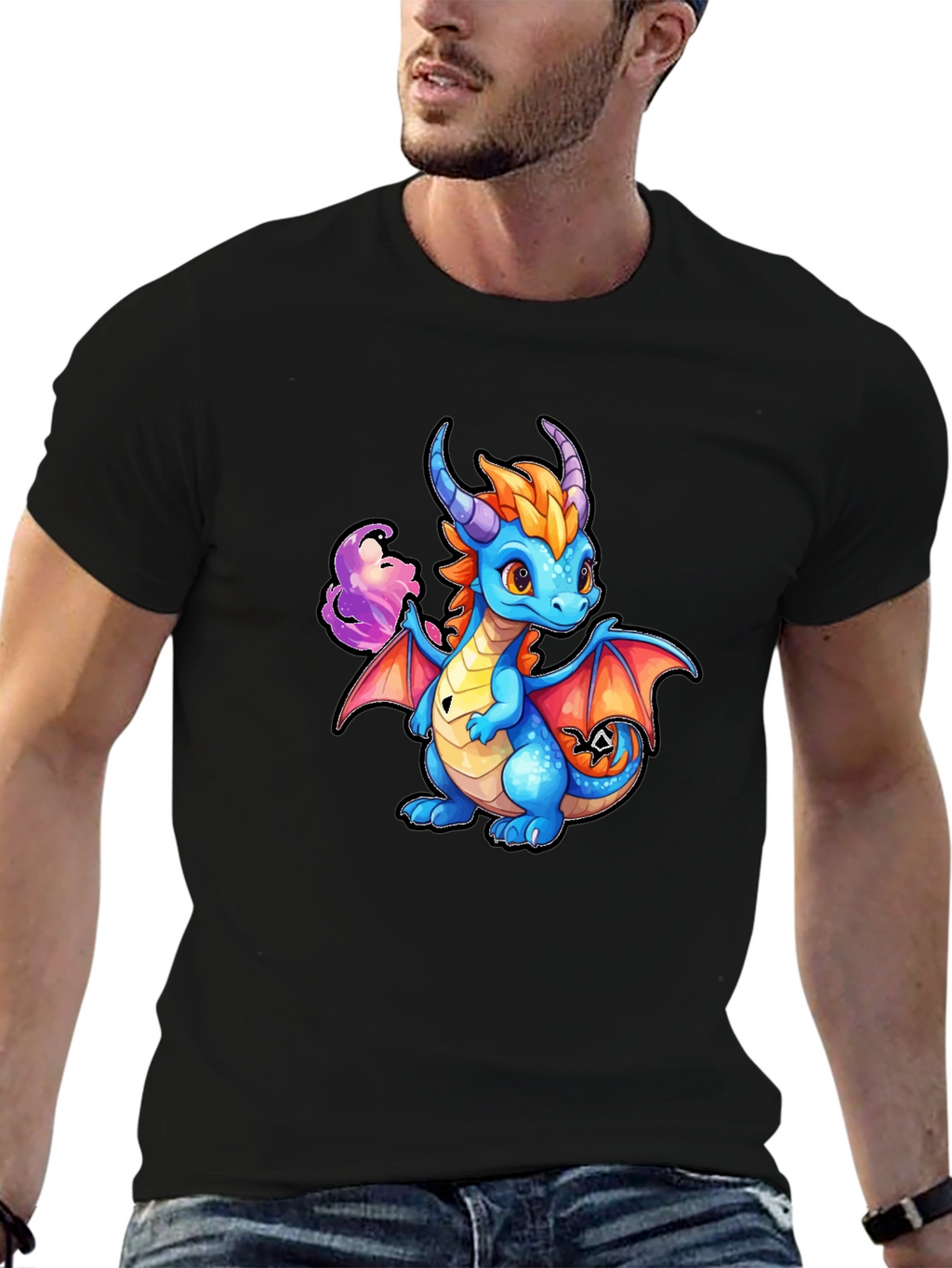 Dragon Graphic Tee - Fun Fantasy Style