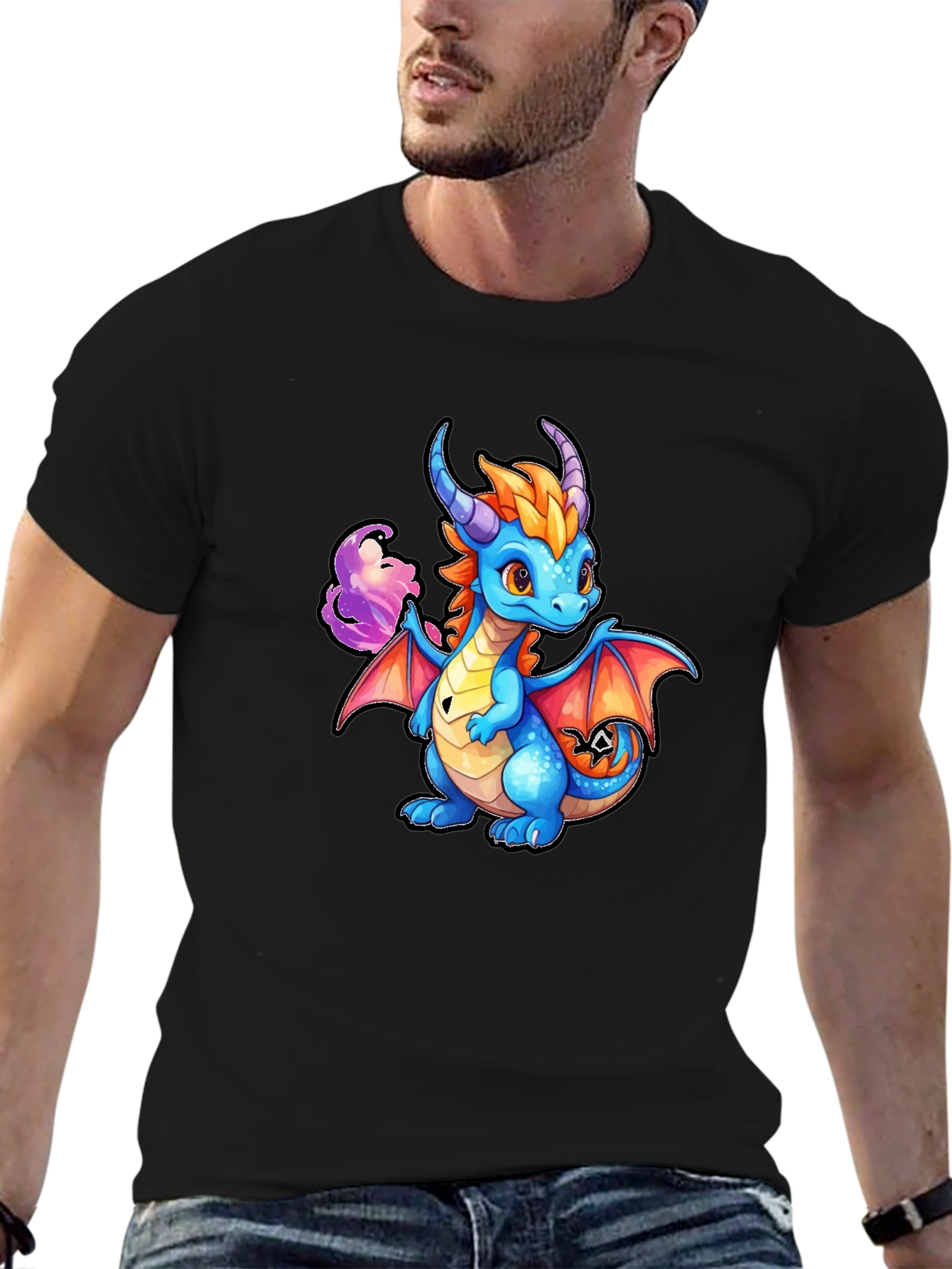 Dragon Graphic Tee - Fun Fantasy Style