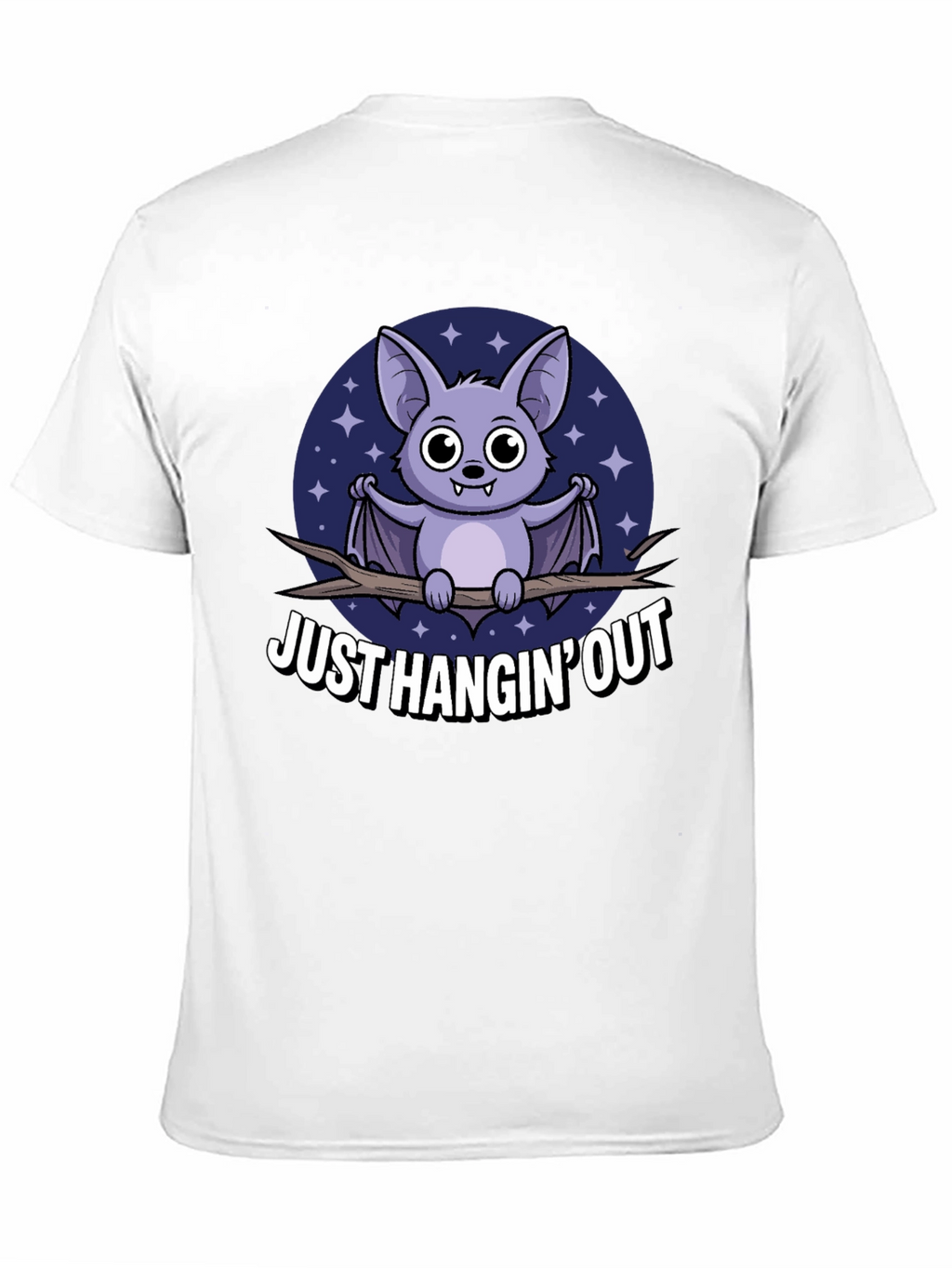 Just Hangin Out Bat Graphic T-Shirt