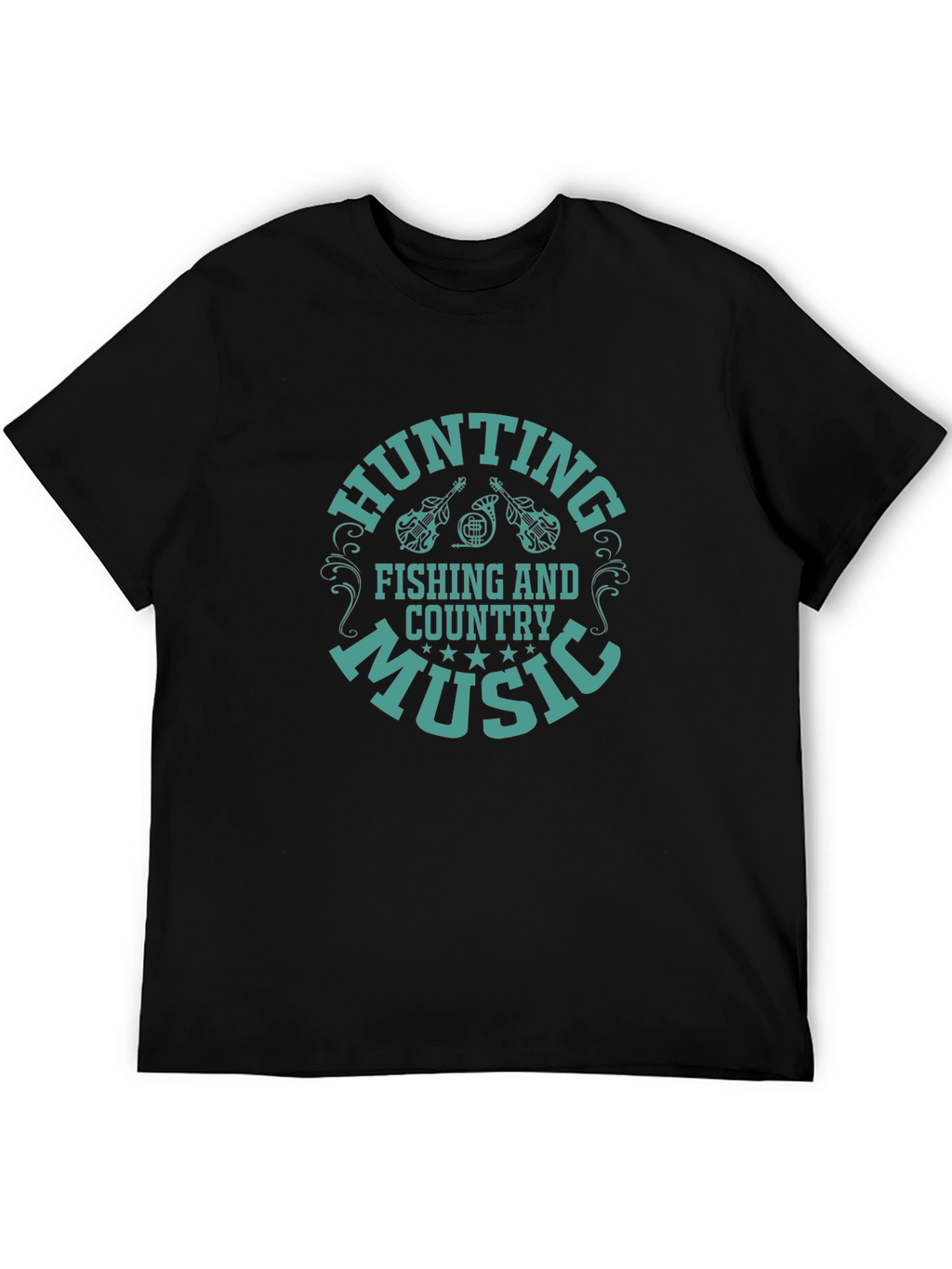 Hunting Fishing Country Music Tee