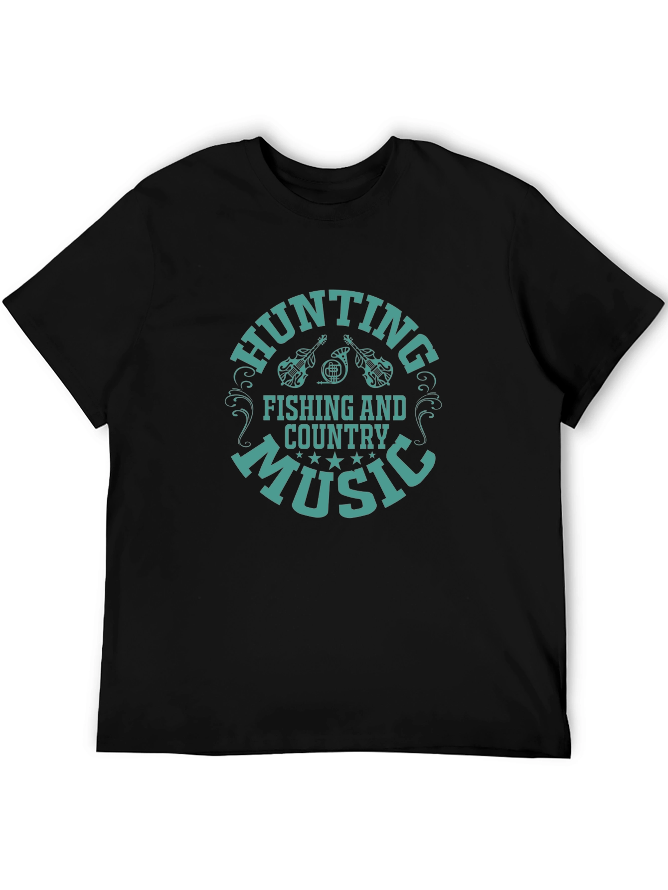 Hunting Fishing Country Music Tee