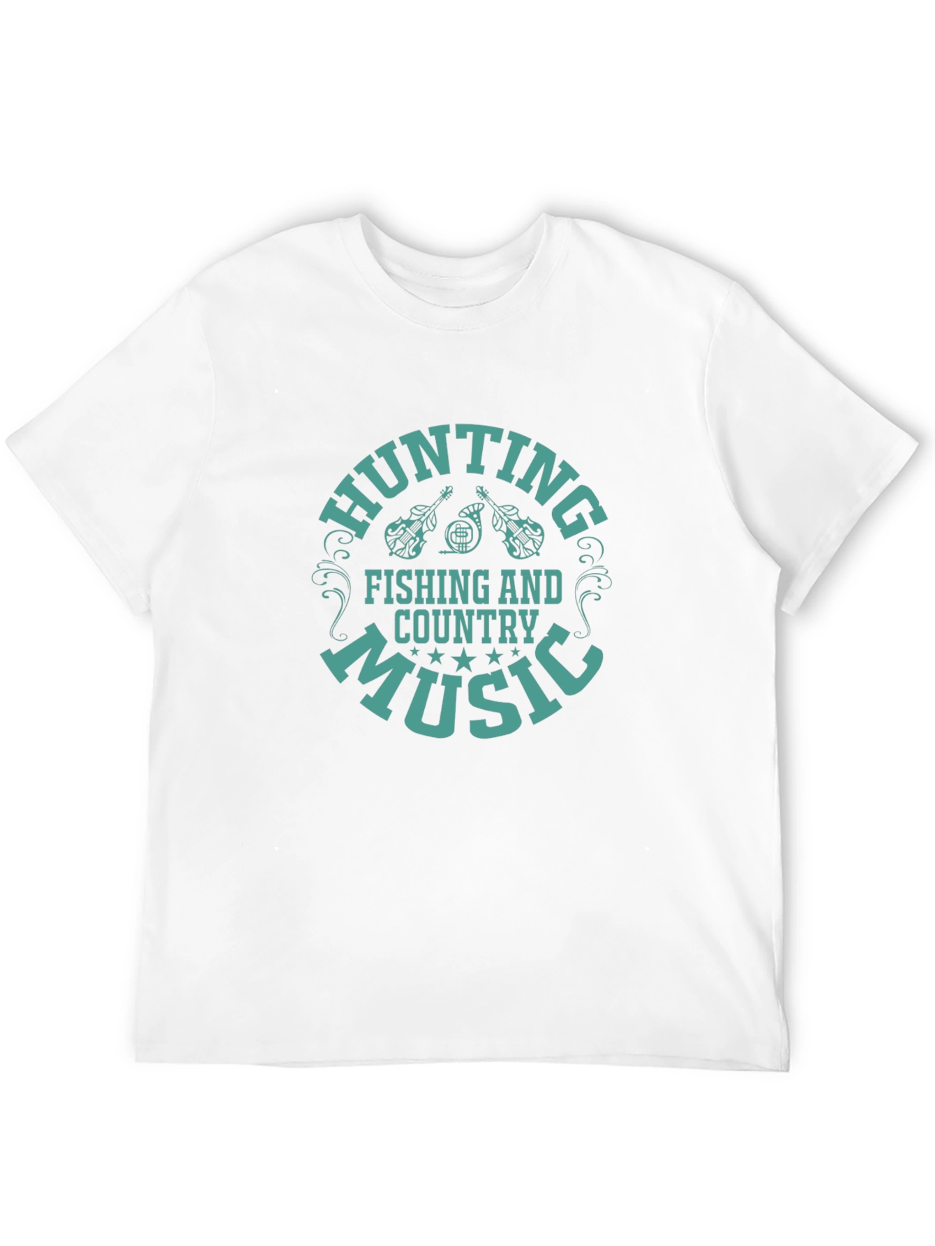 Hunting Fishing Country Music Tee
