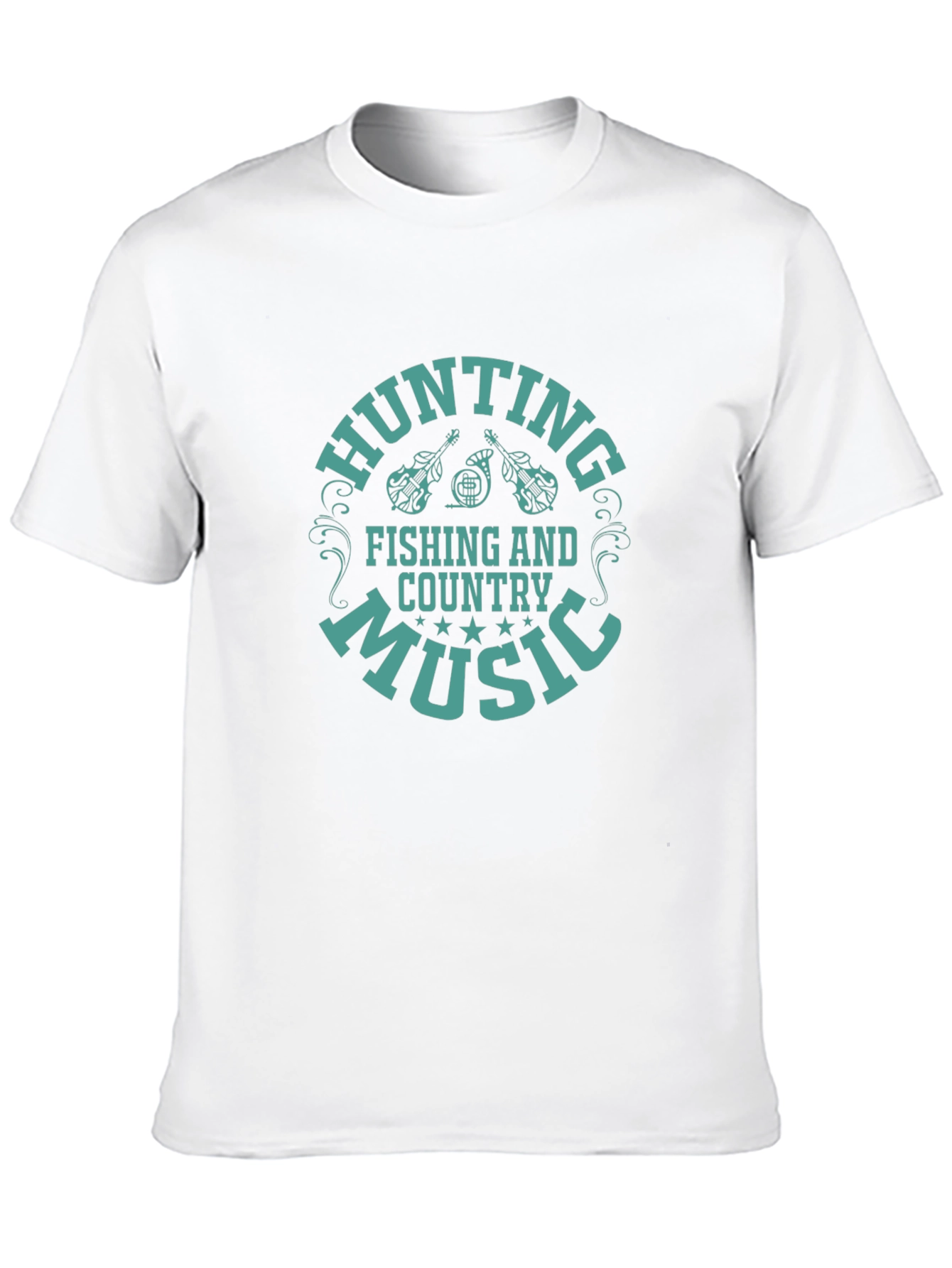 Hunting Fishing Country Music Tee