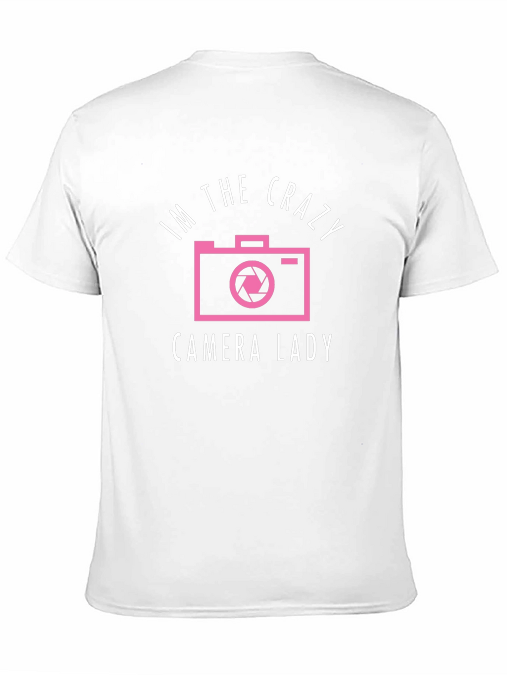 Crazy Camera Lady Graphic Tee - Photography Lover Shirt