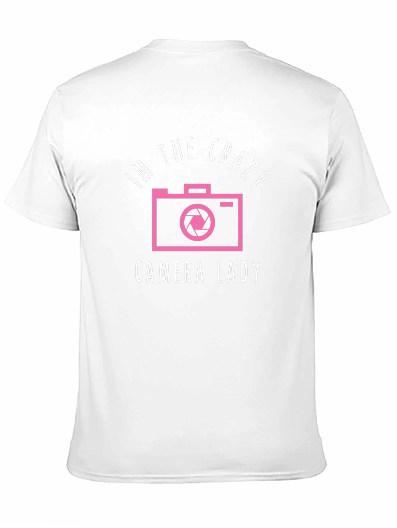 Crazy Camera Lady Graphic Tee - Photography Lover Shirt