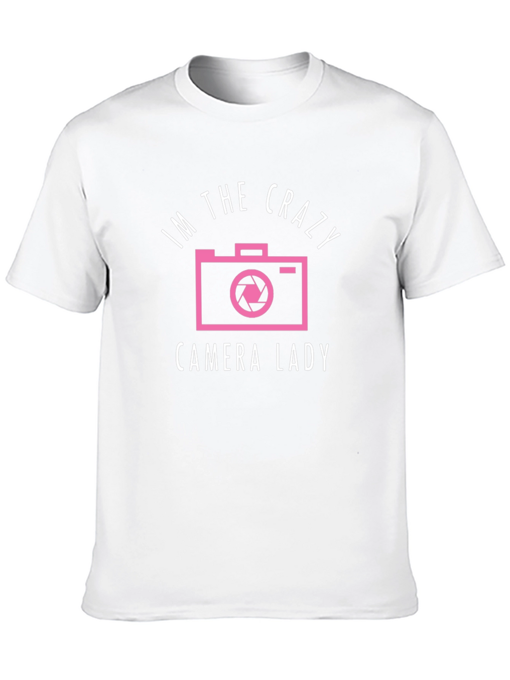 Crazy Camera Lady Graphic Tee - Photography Lover Shirt
