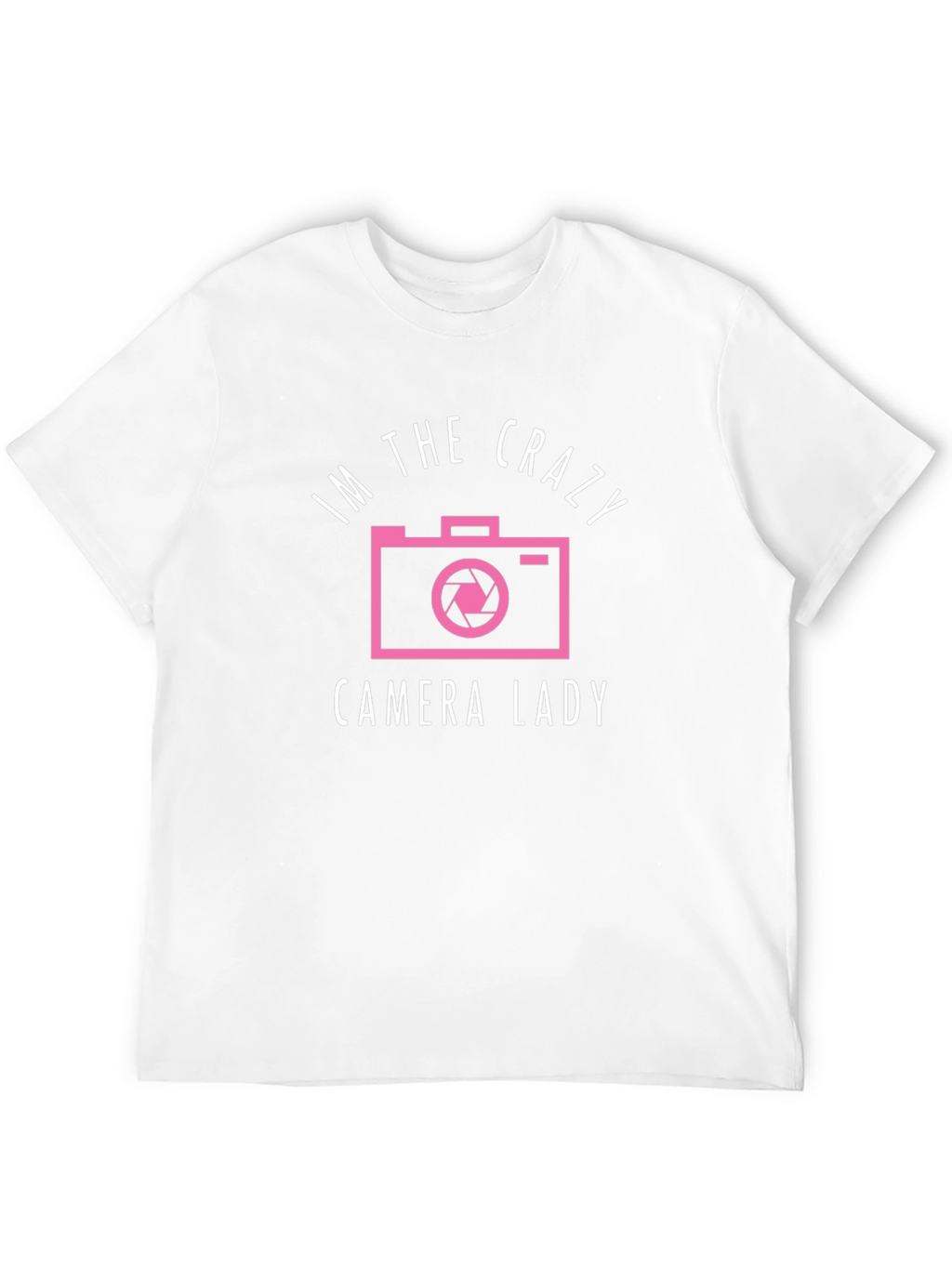 Crazy Camera Lady Graphic Tee - Photography Lover Shirt