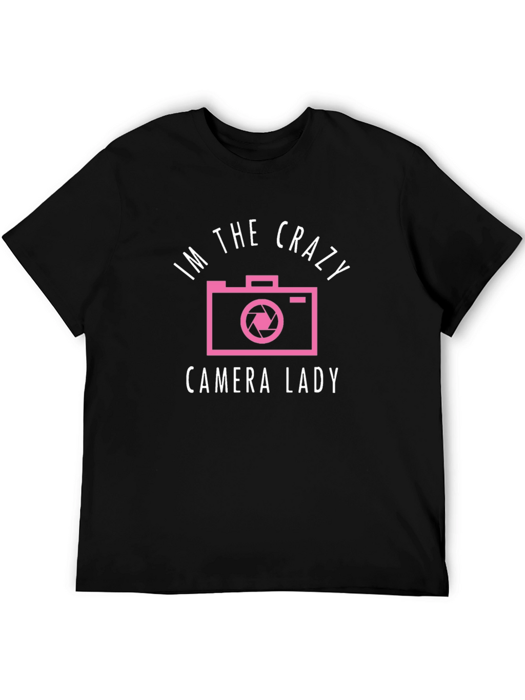 Crazy Camera Lady Graphic Tee - Photography Lover Shirt