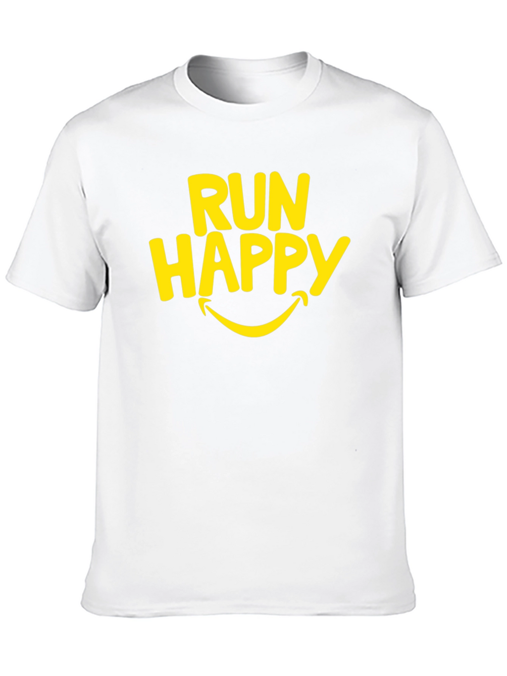 Run Happy T-Shirt - Stylish Athletic Apparel