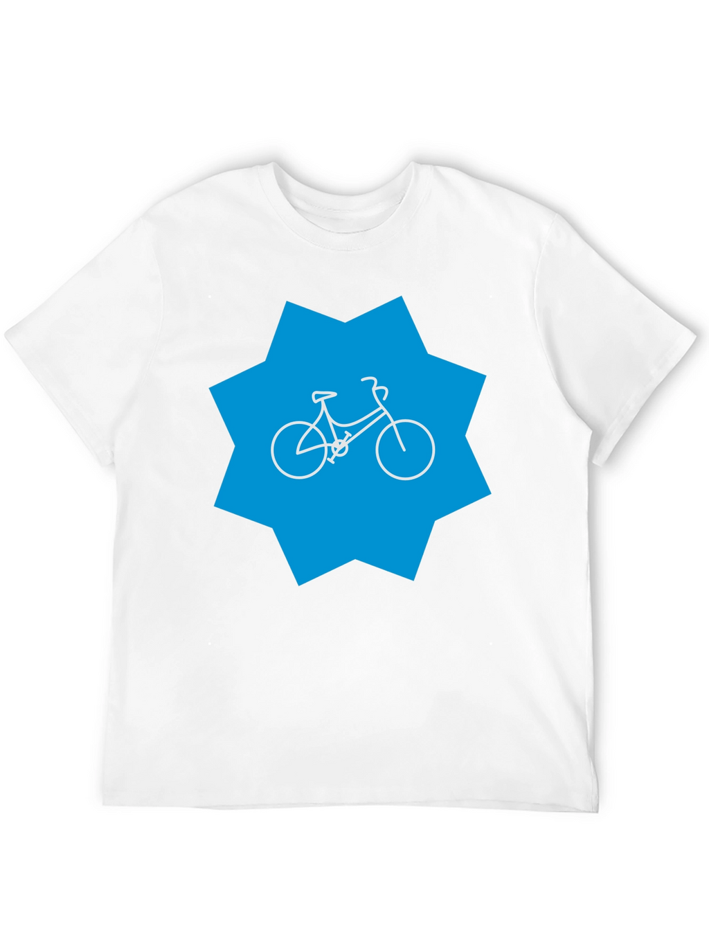 Bike Graphic Tee - Black Cotton Blend