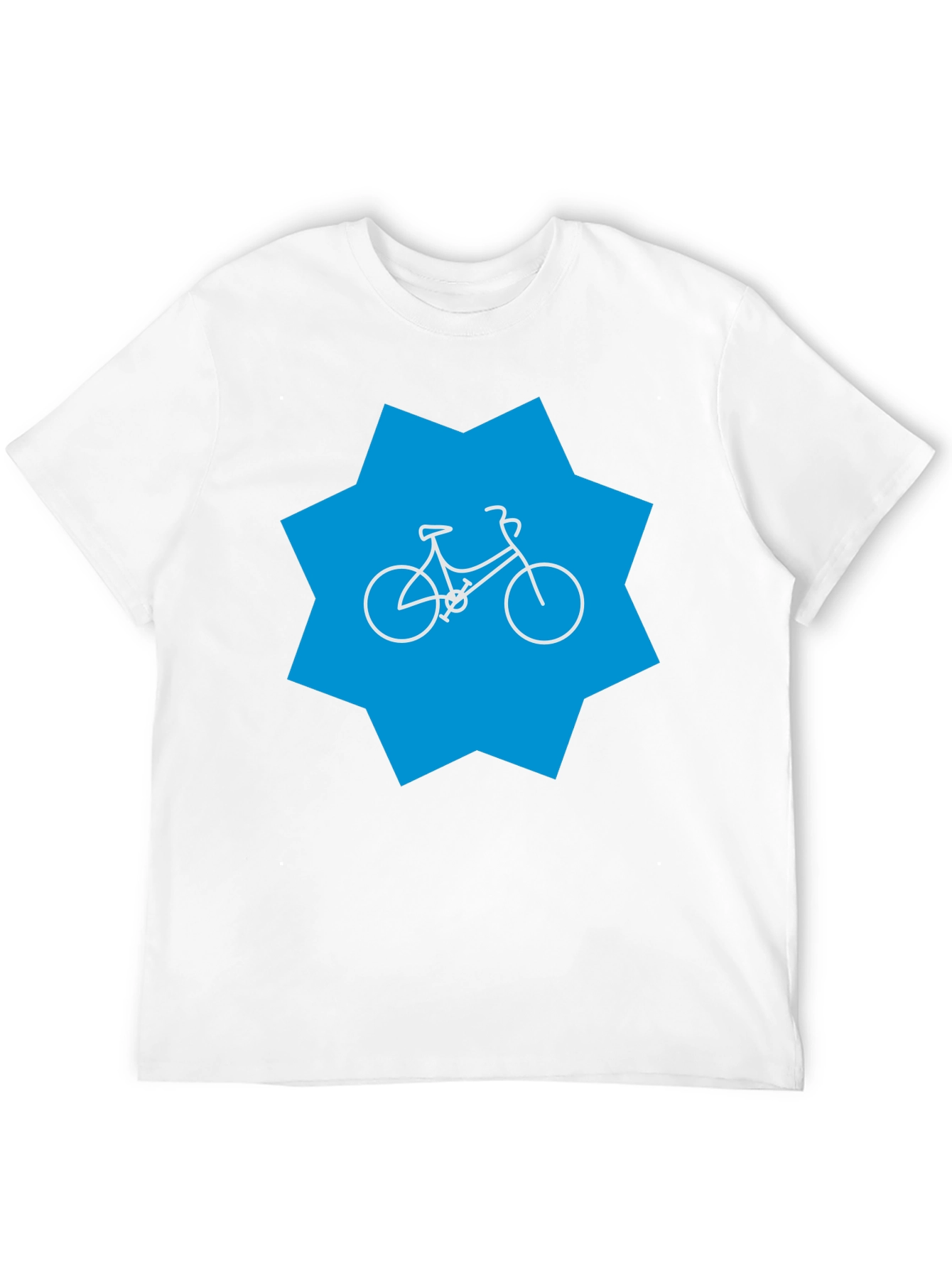Bike Graphic Tee - Black Cotton Blend