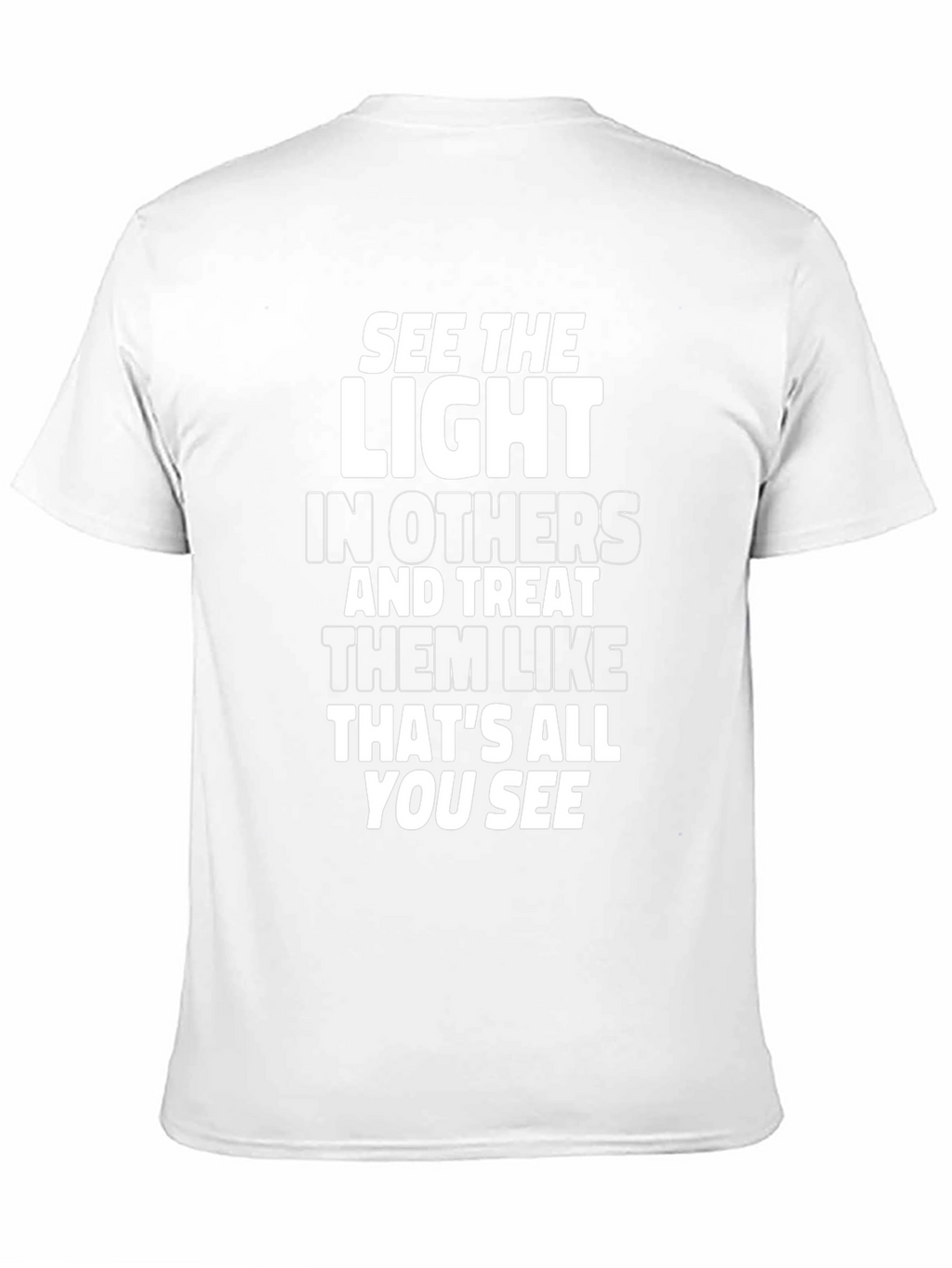 See The Light Graphic Tee - Inspirational Black T-Shirt