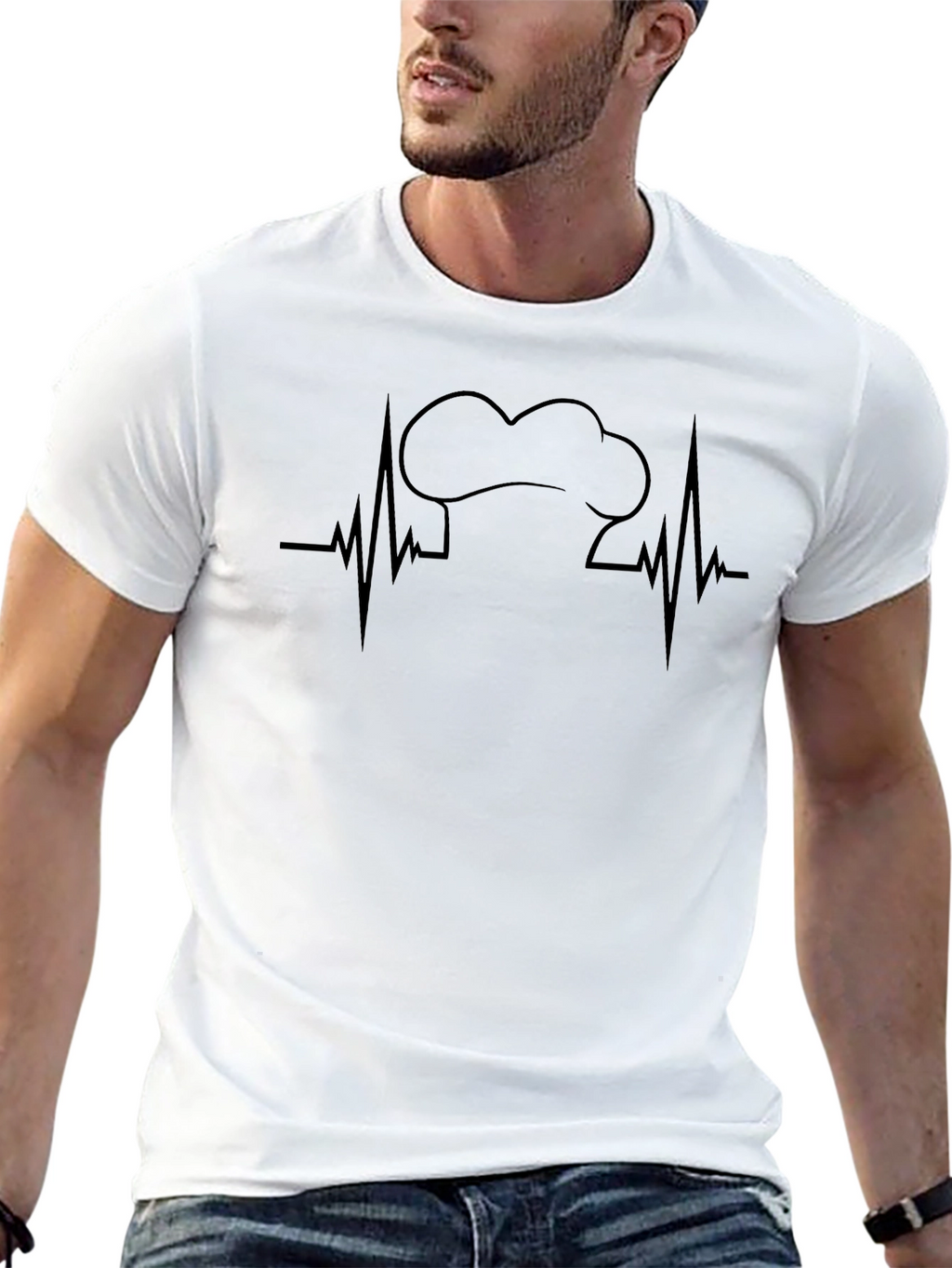 Chef Heartbeat T-Shirt - Cooks Passion Tee