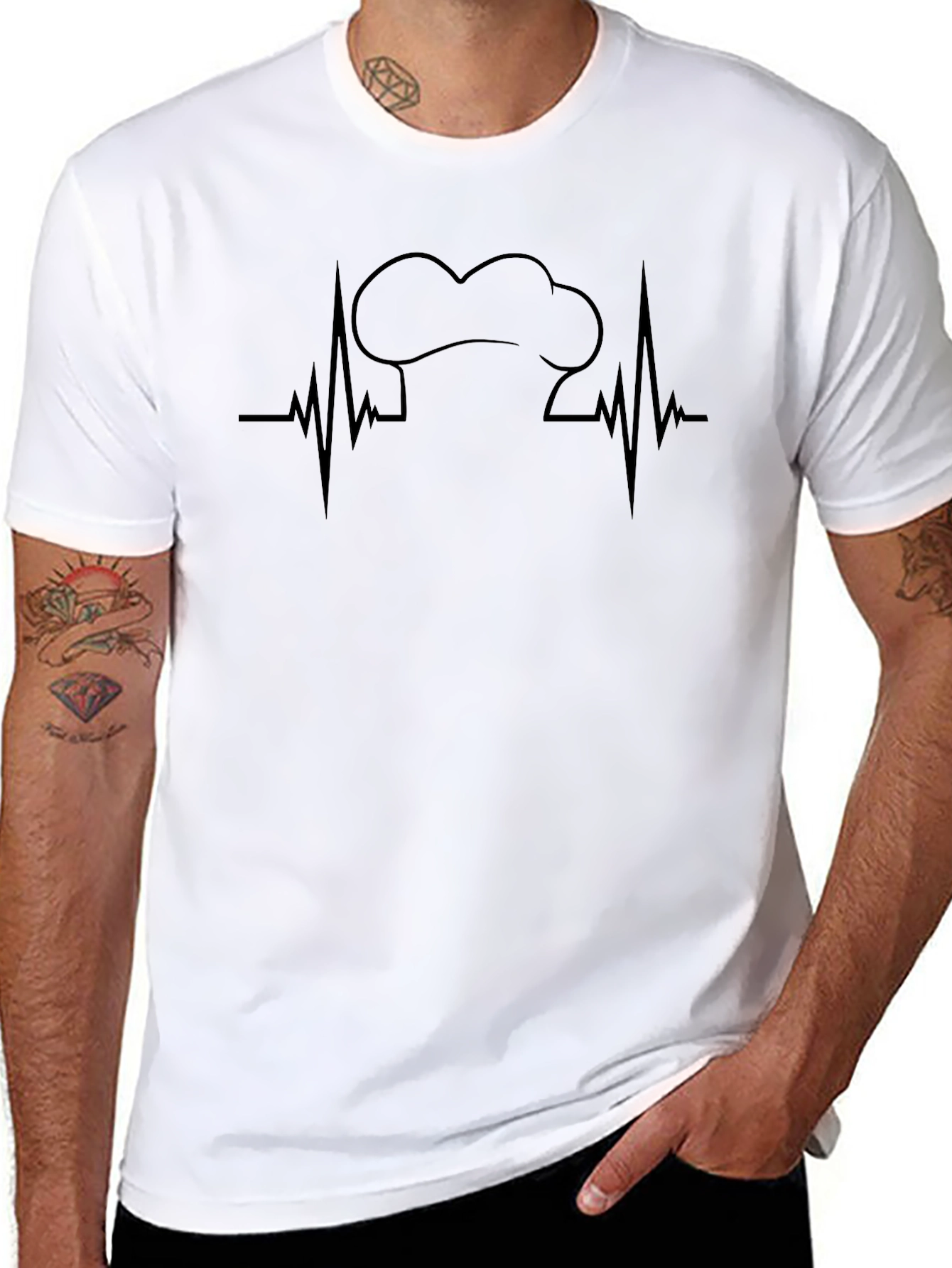 Chef Heartbeat T-Shirt - Cooks Passion Tee