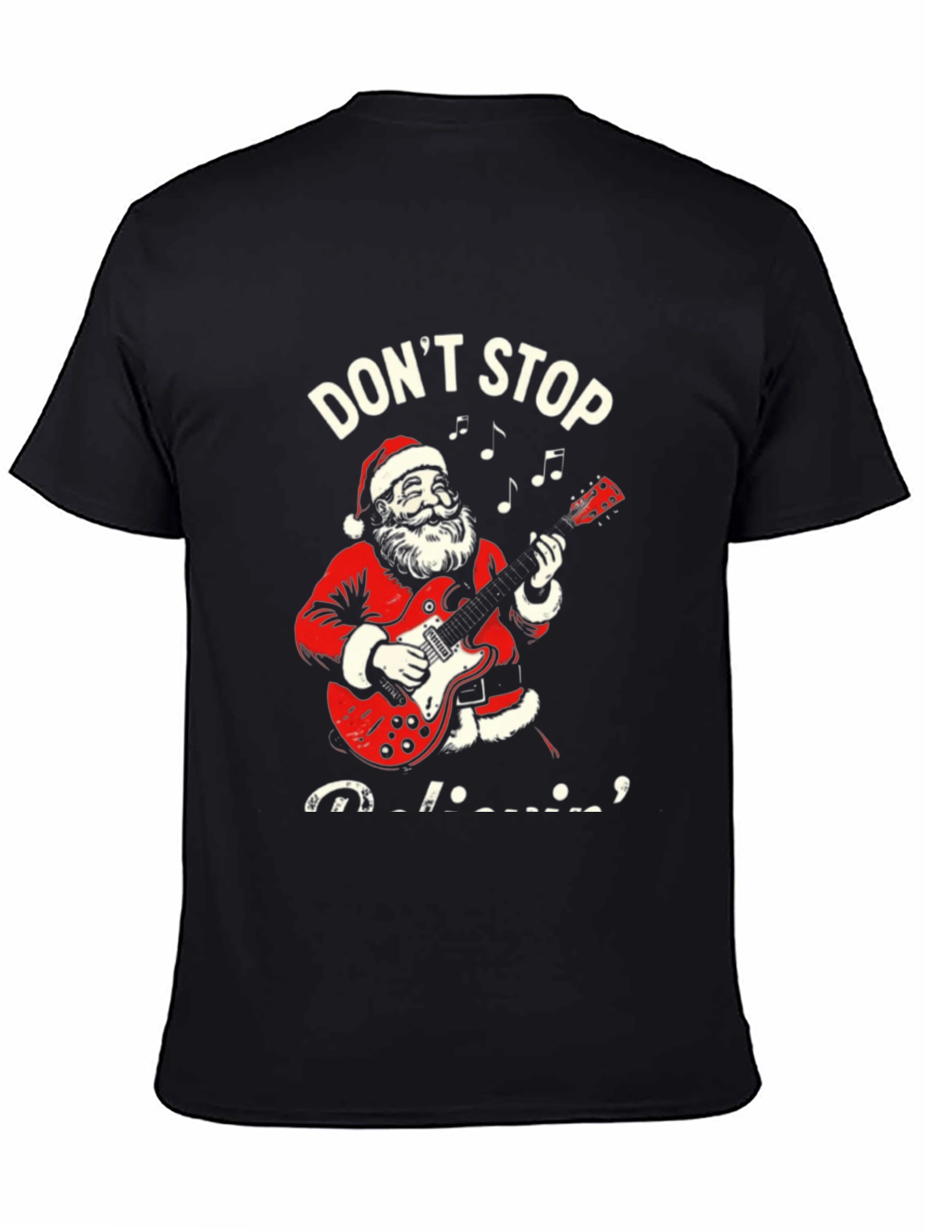 Dont Stop Believin Santa T-Shirt