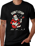 Dont Stop Believin Santa T-Shirt
