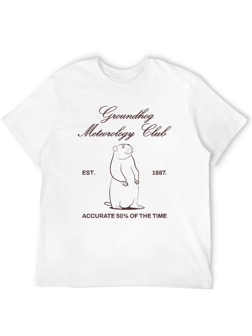 Groundhog Meteorology Club Graphic Tee